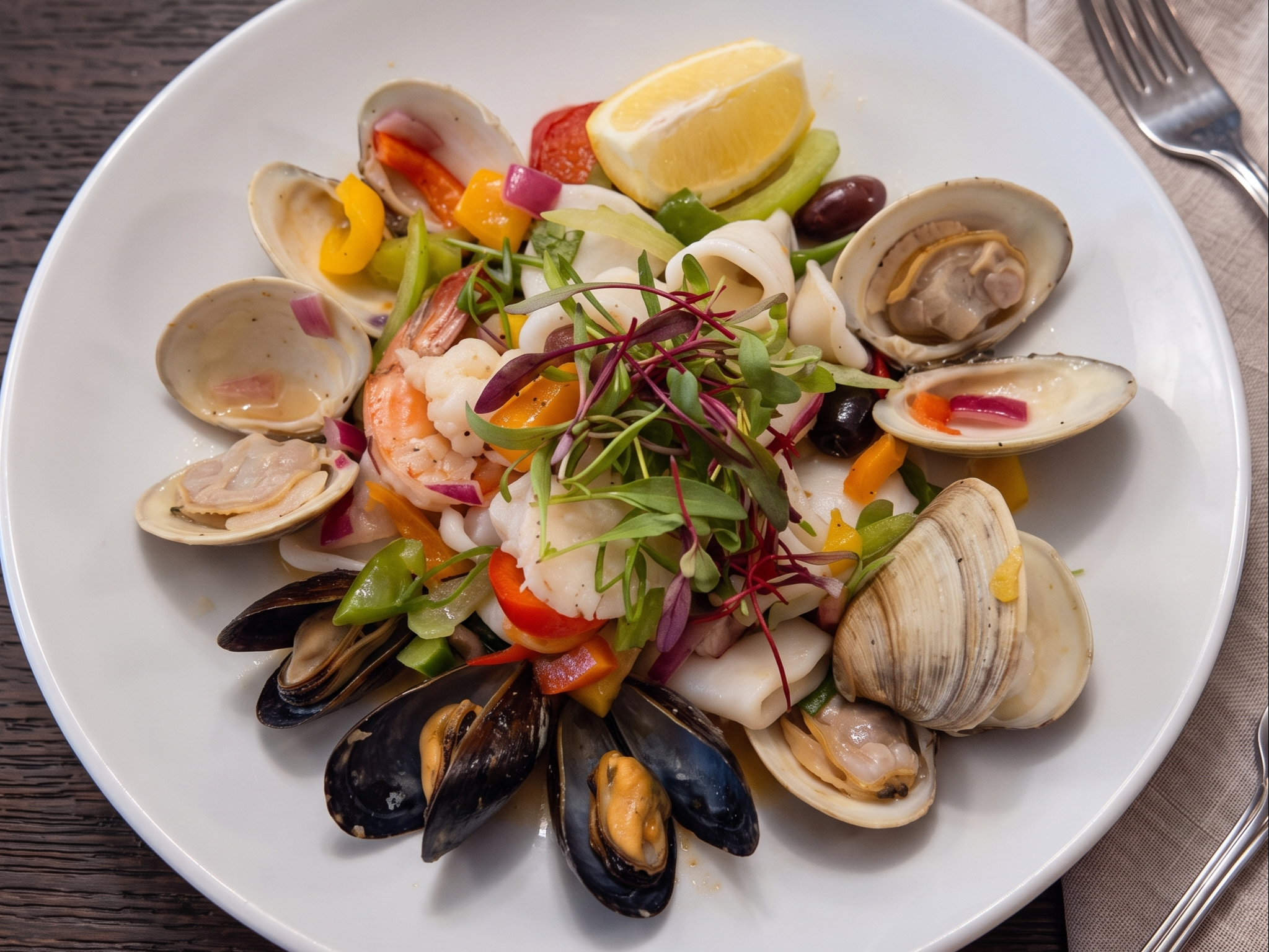 Chilled Seafood Salad.