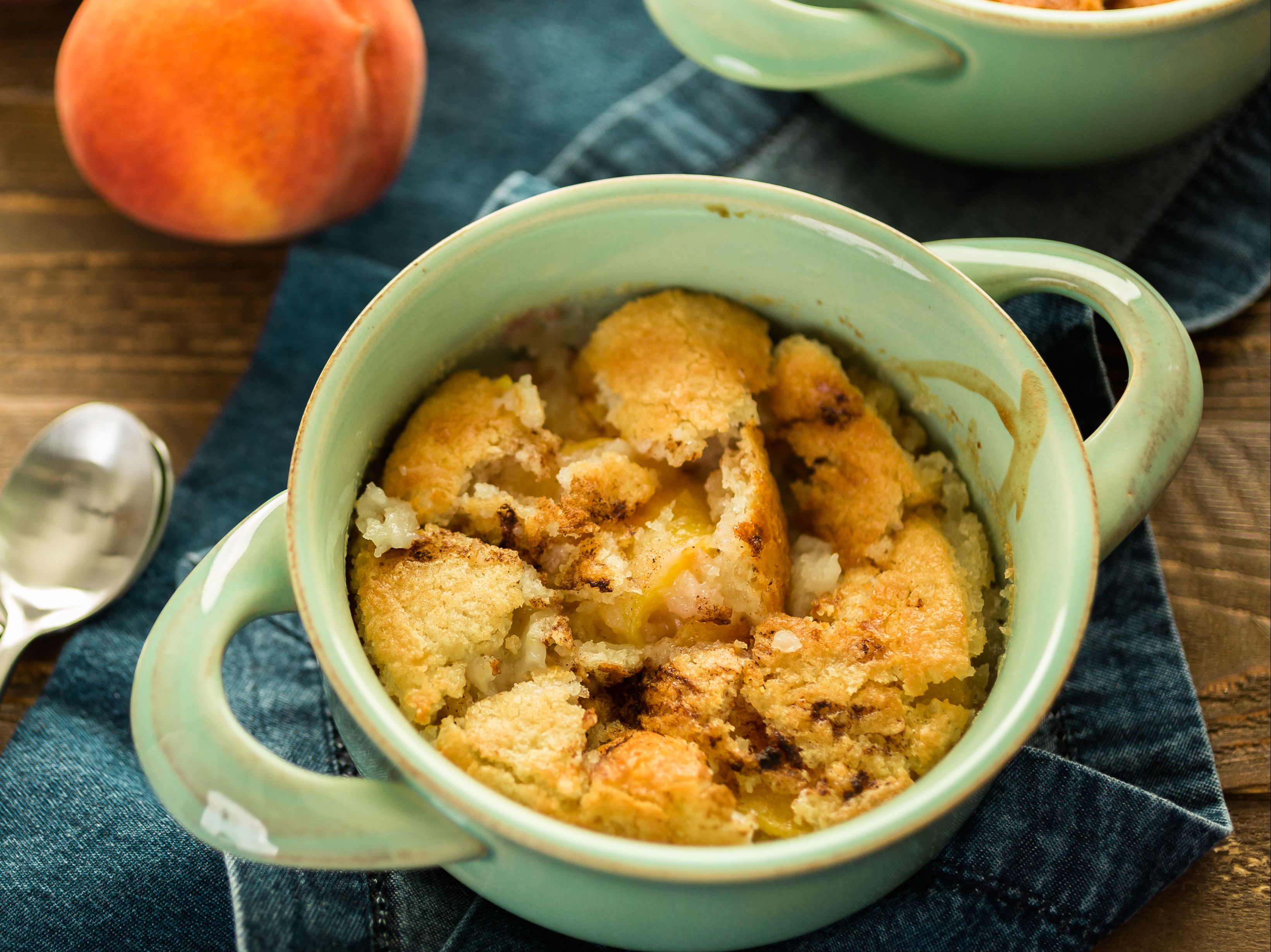 Homemade Peach Cobbler O