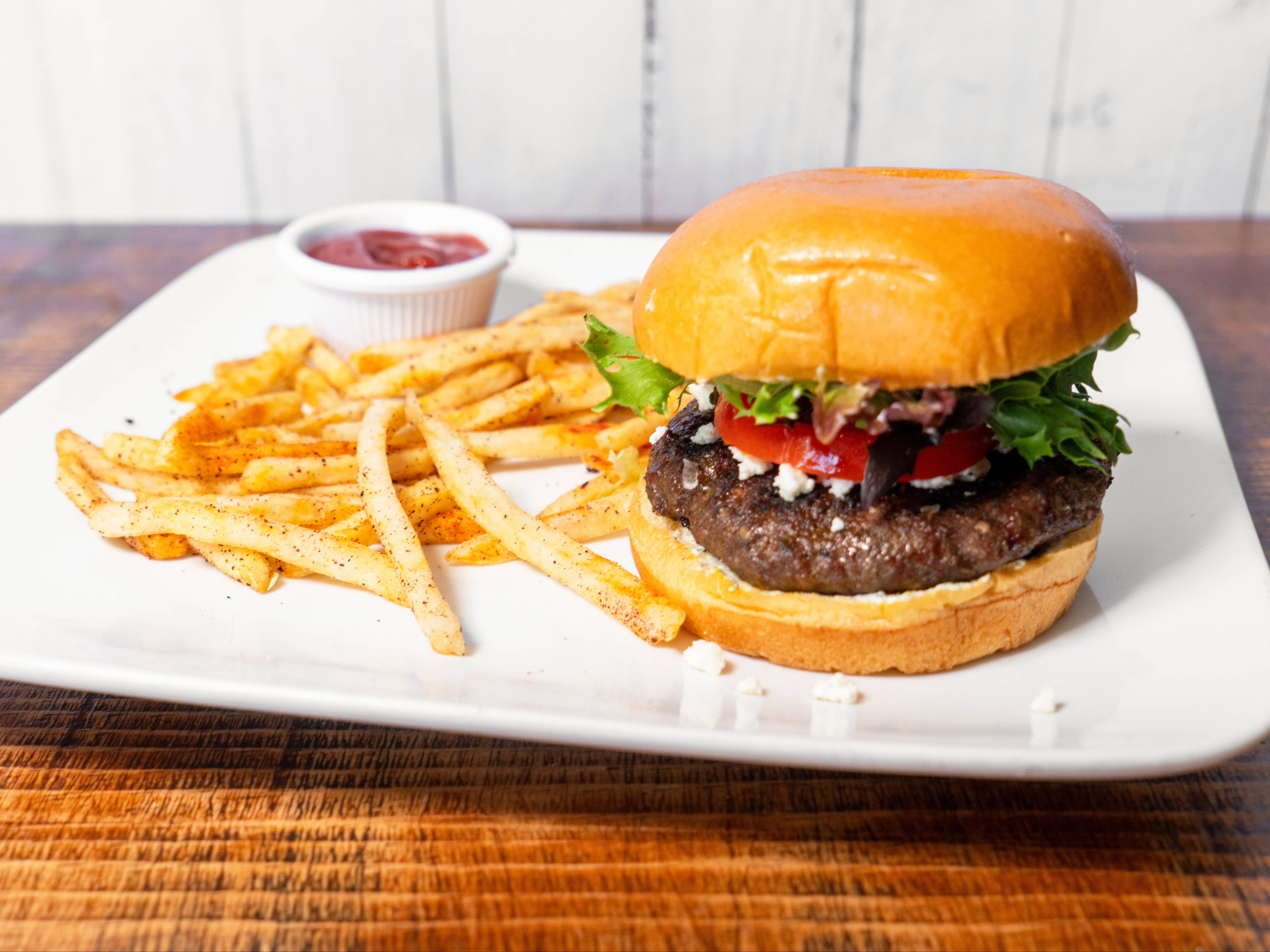 Lamb Burger.