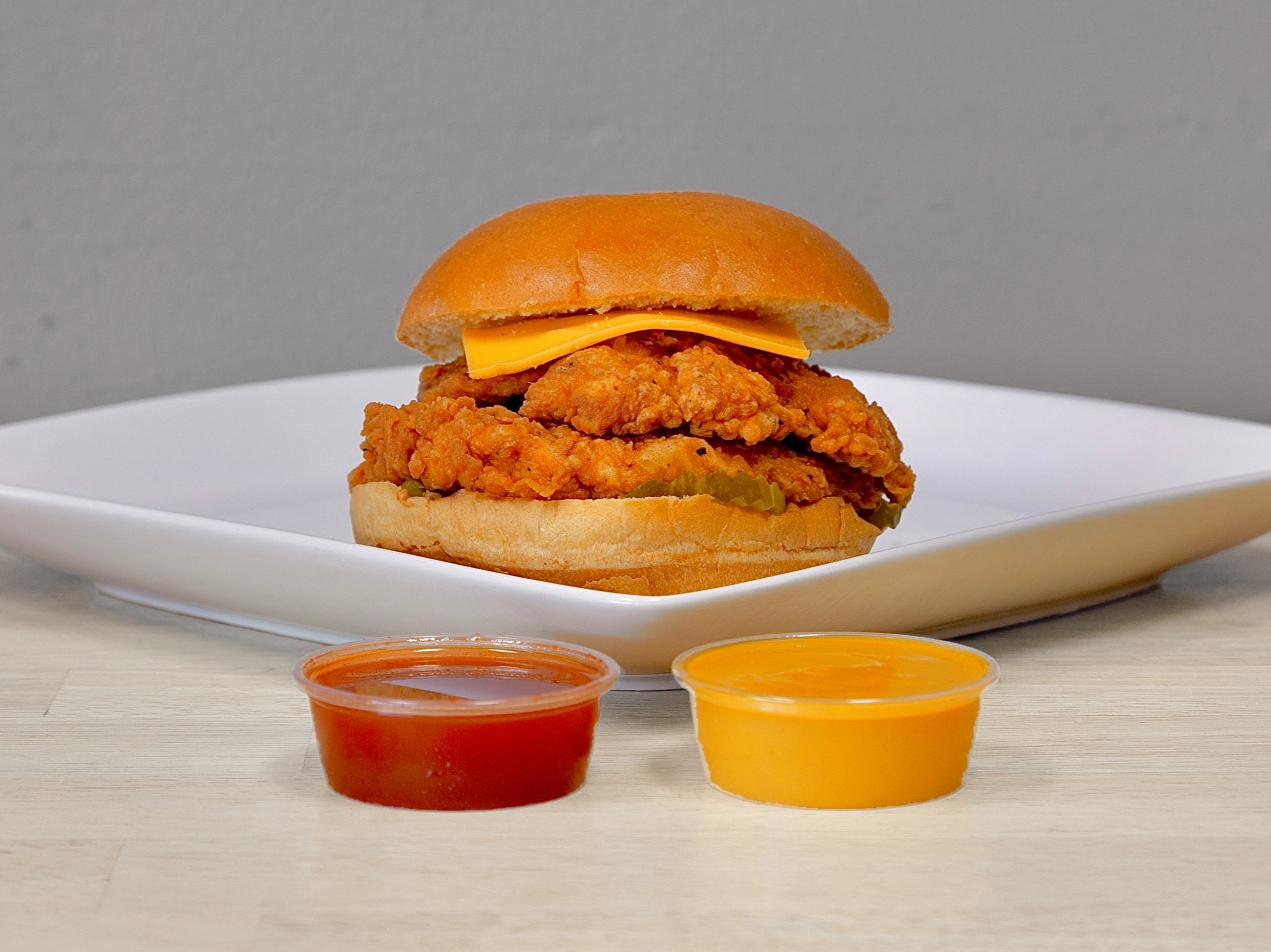 Spicy Chicken Sandwich Only.