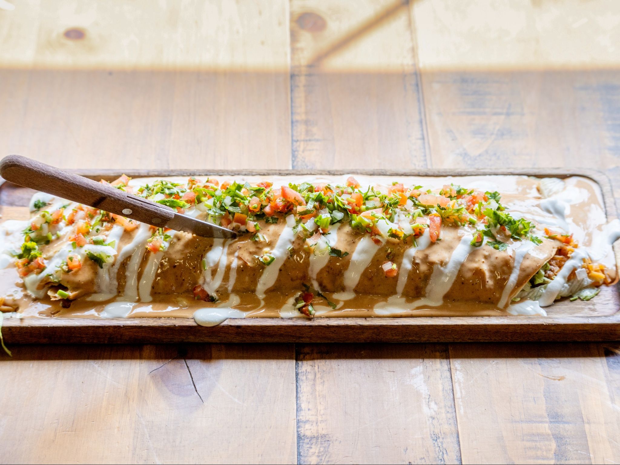 Burrito Mazatlan.
