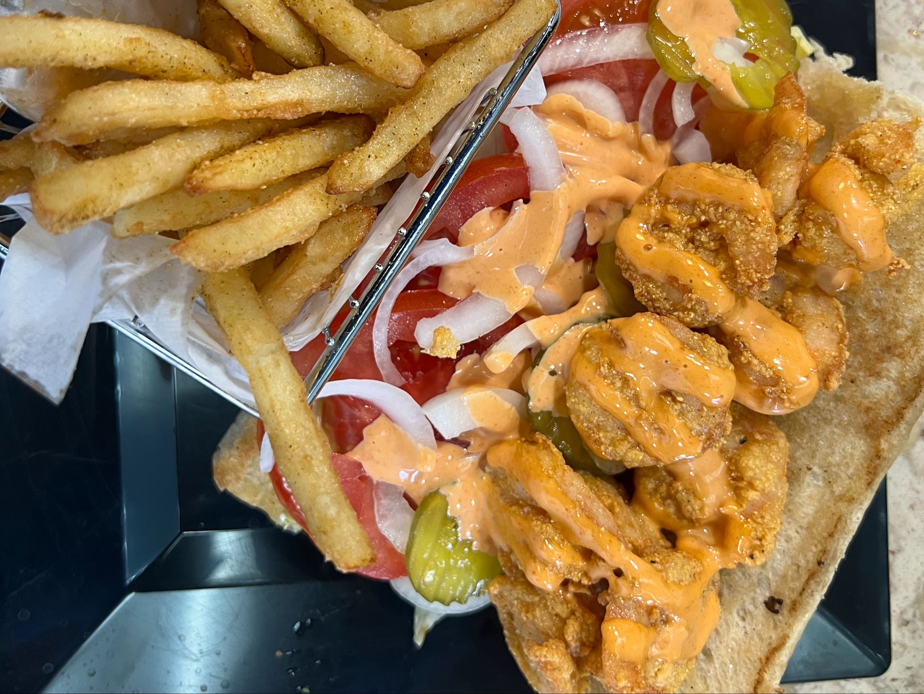 Shrimp Po' Boy.
