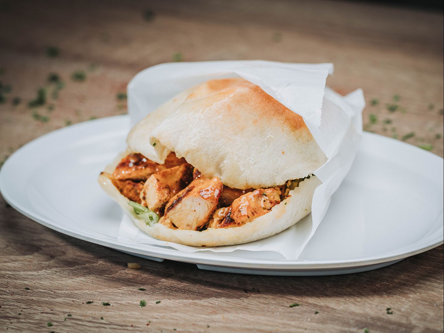 Chicken Kabob Pita.