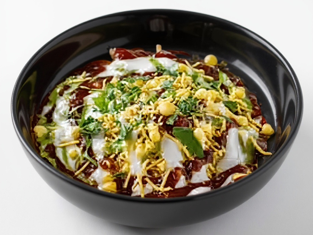 Aloo Tikki Chaat.