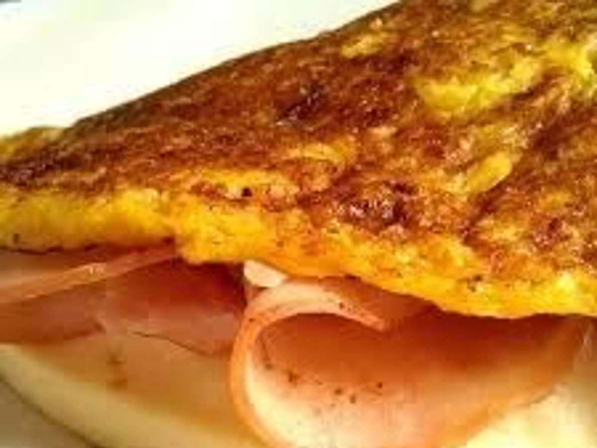 Cachapa Ham And Cheese.
