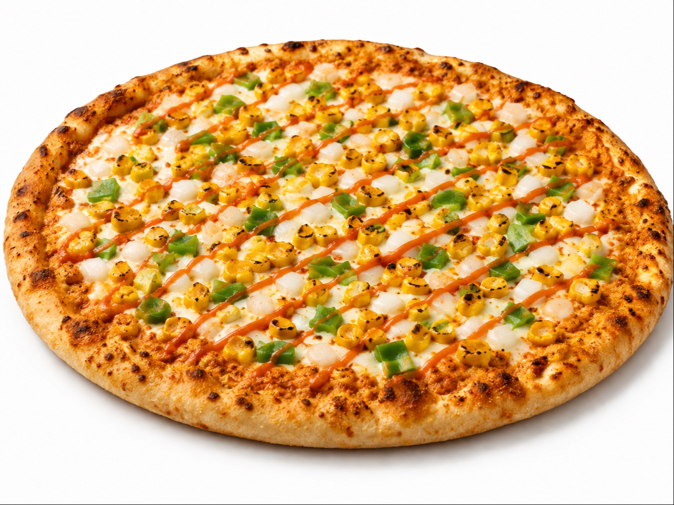 Lahori Corn Pizza.