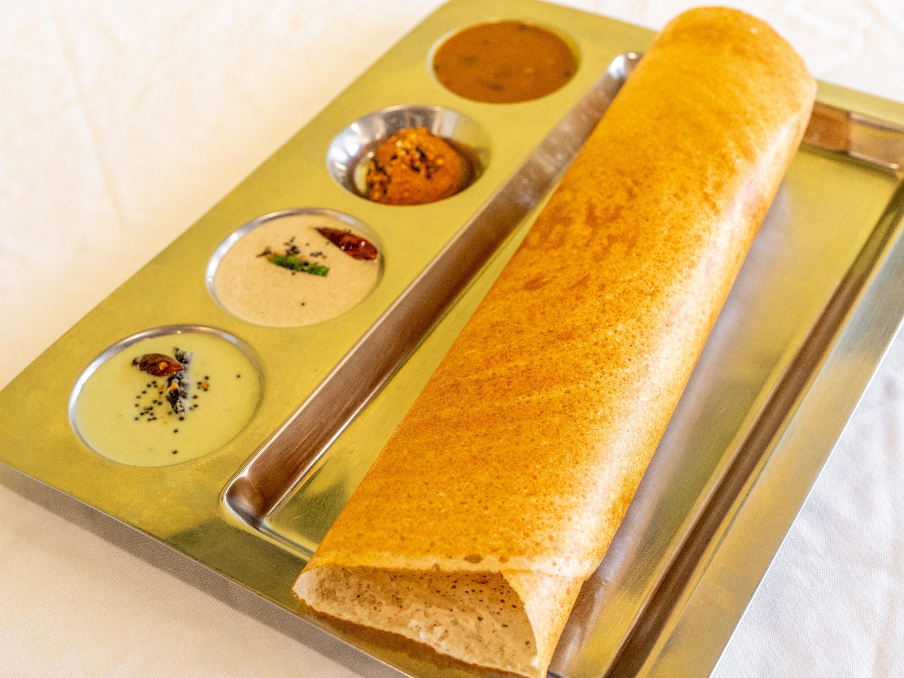 Ghee Pudi Onion Dosa.