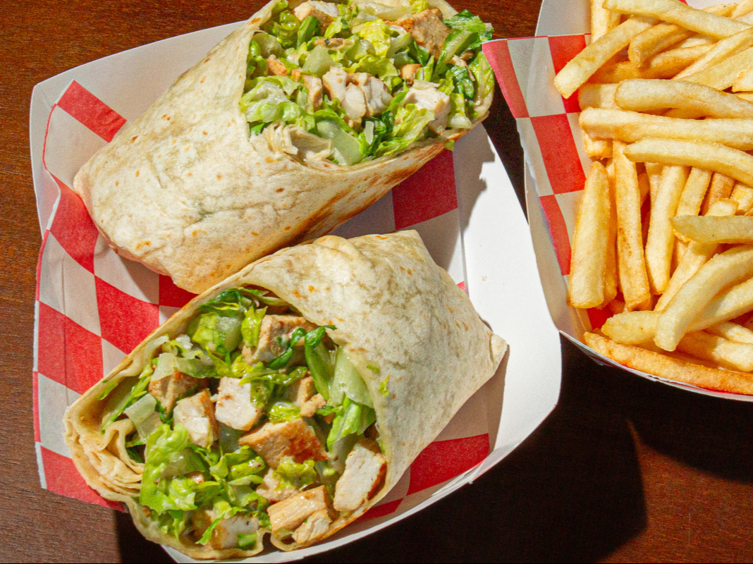 Chicken Caesar Wrap.