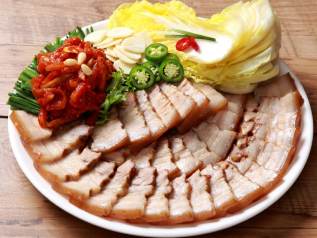 #11 삽겹살보쌈 (Samgyesal Bossam).