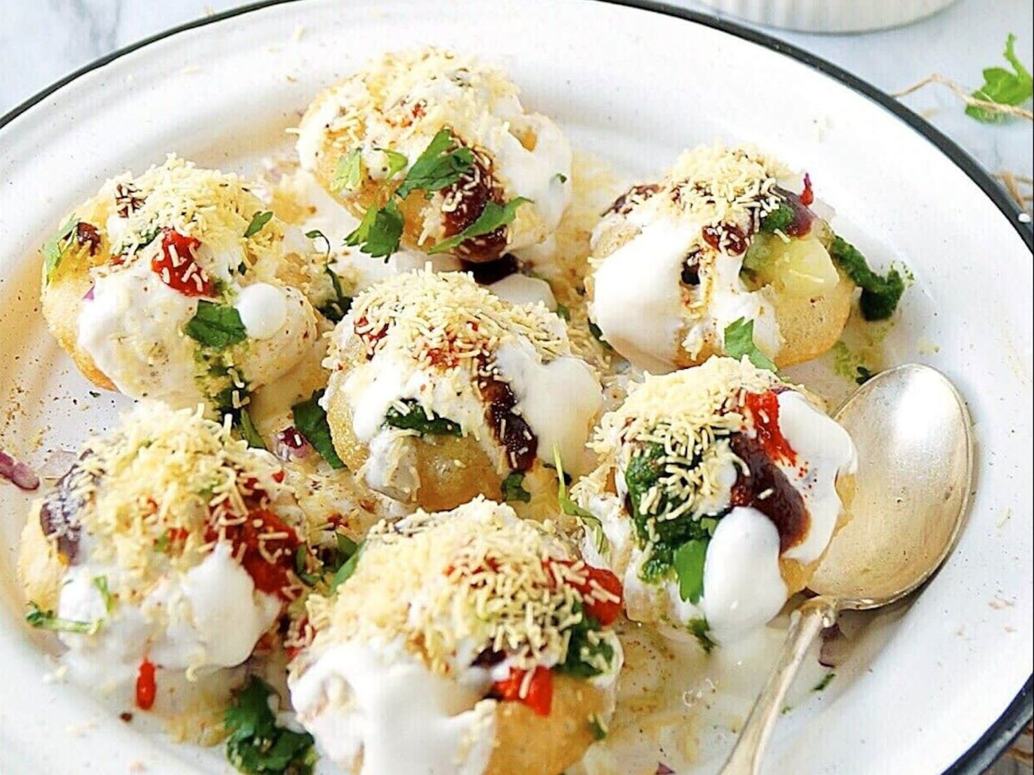Image-Dahi Puri Chaat