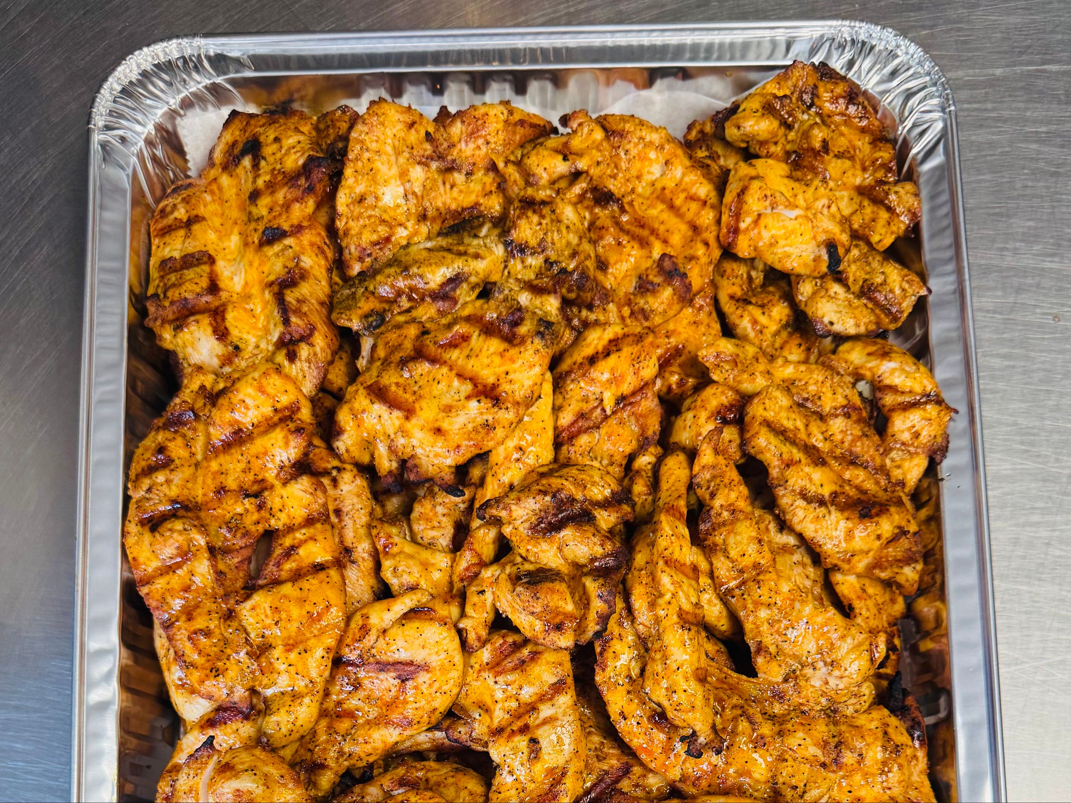 Half Tray Chicken Kabob.