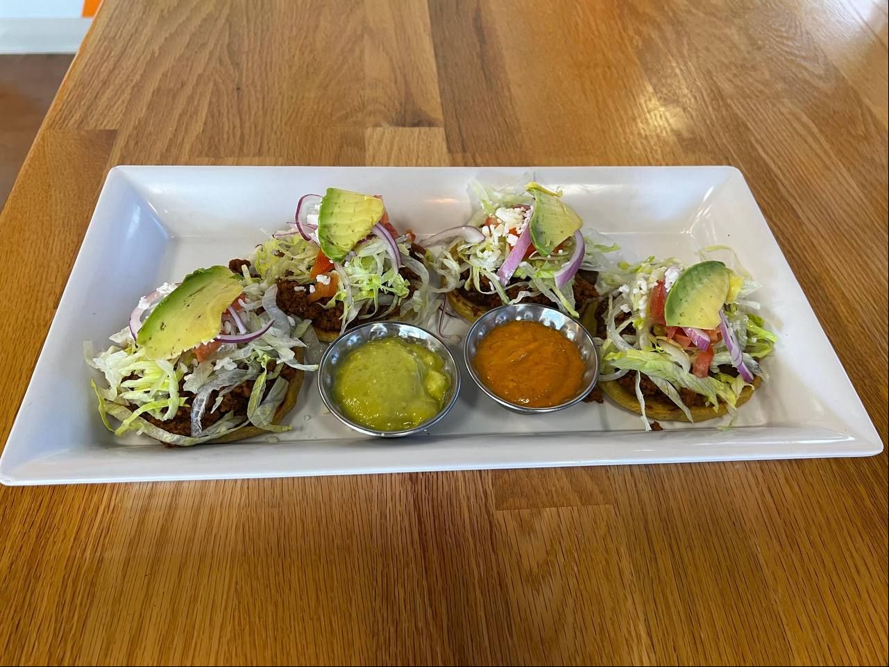 Mexican Sopes Plate.