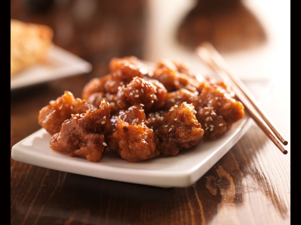 Orange chicken.