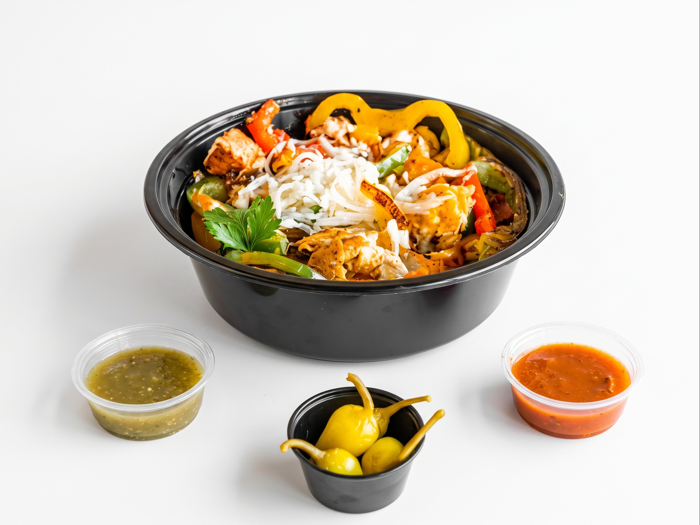 Bowl Veggie Grilled Breakfast Burrito.