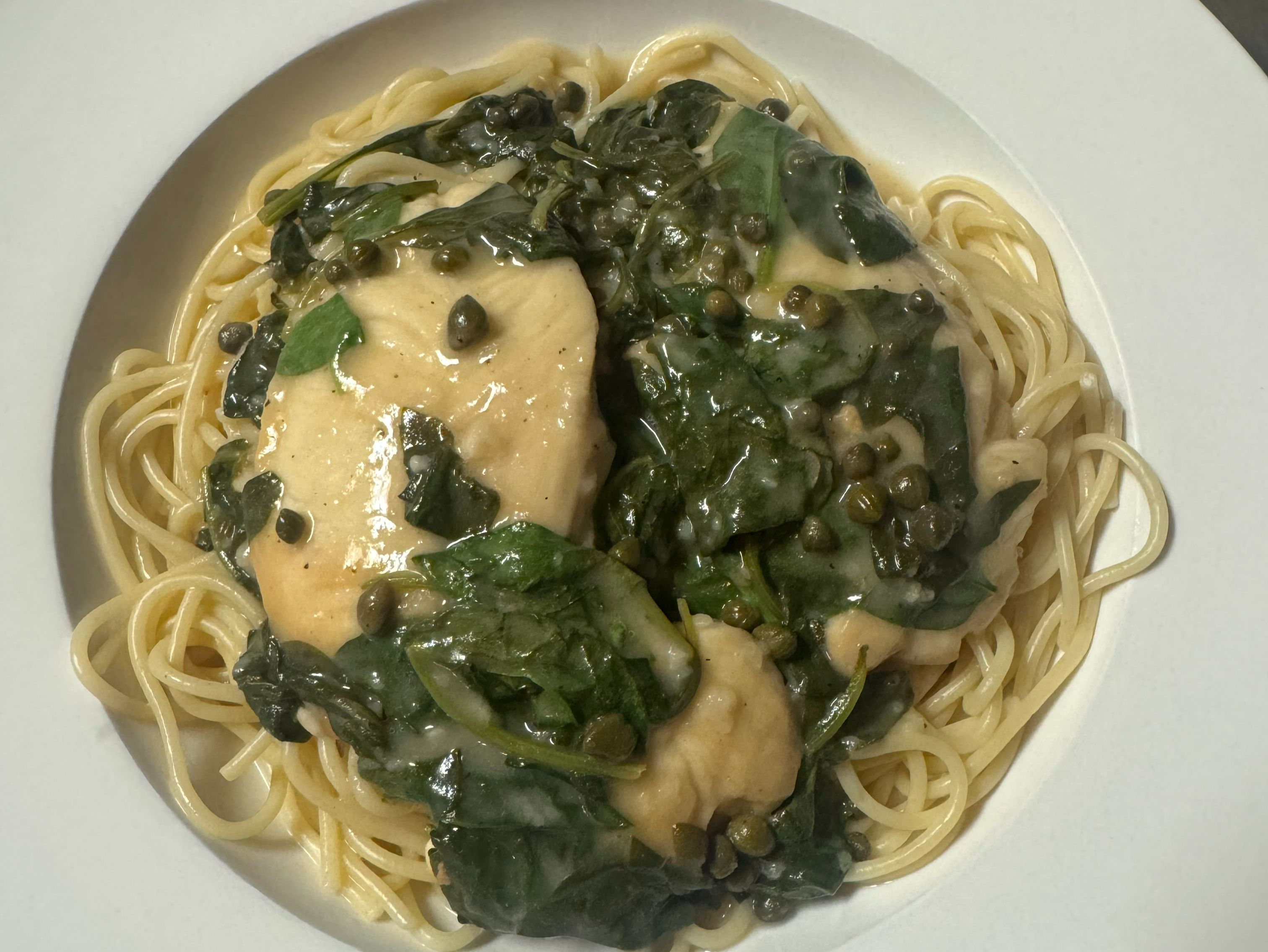 Chicken Florentine.