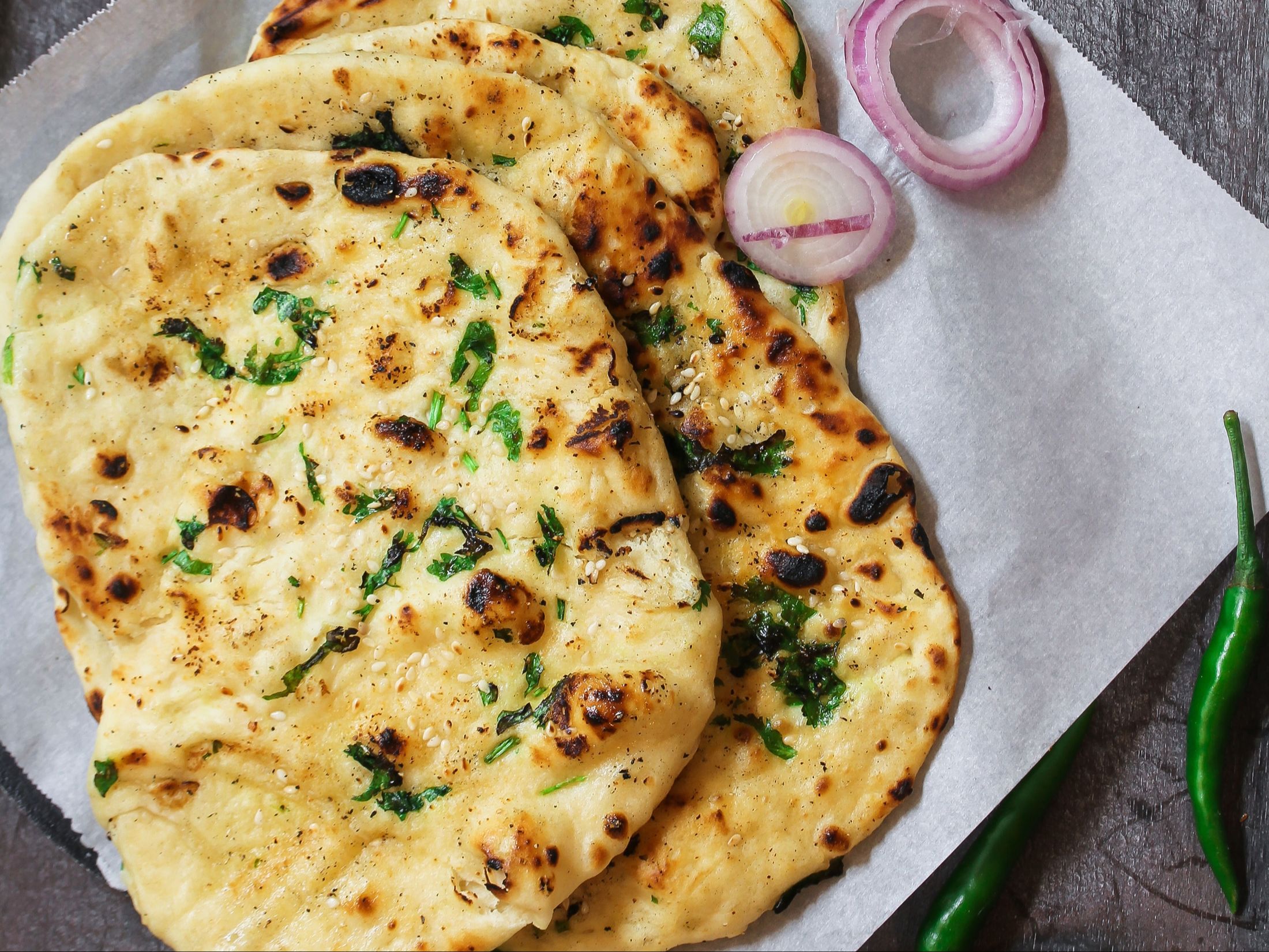 Onion Kulcha.
