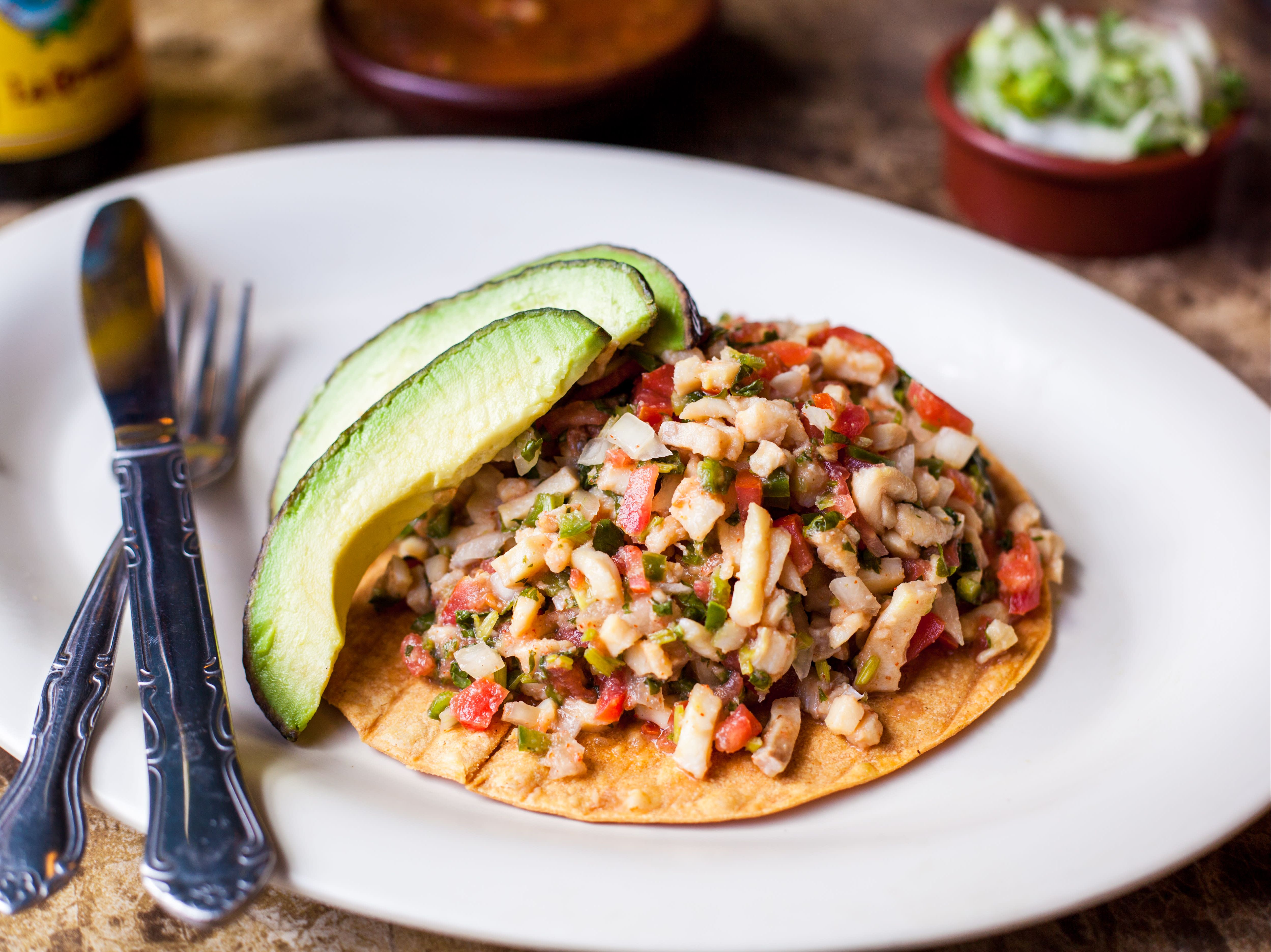 Ceviche Tostada