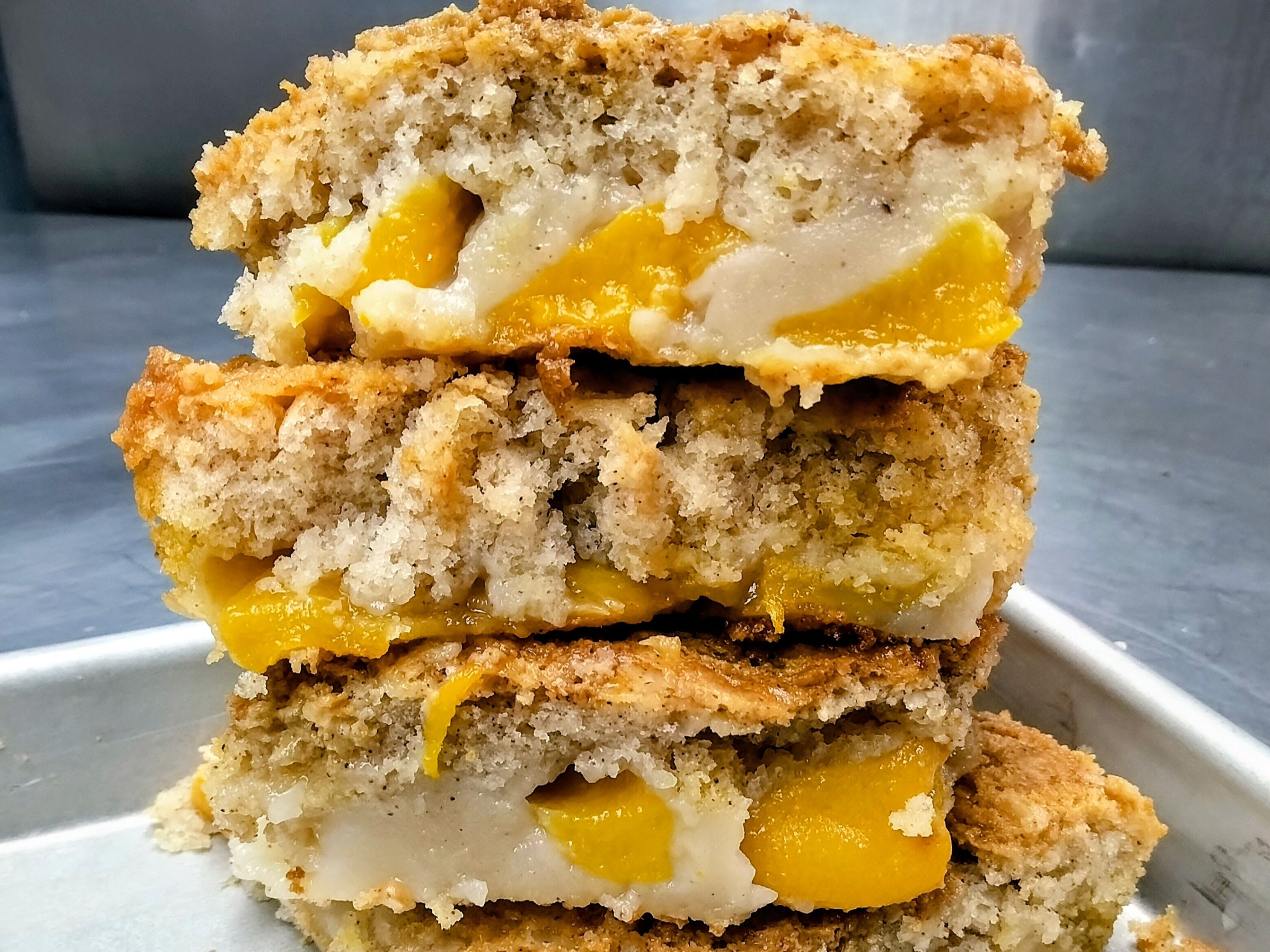 Peach Cobbler/ Peach Cobbler Cake.