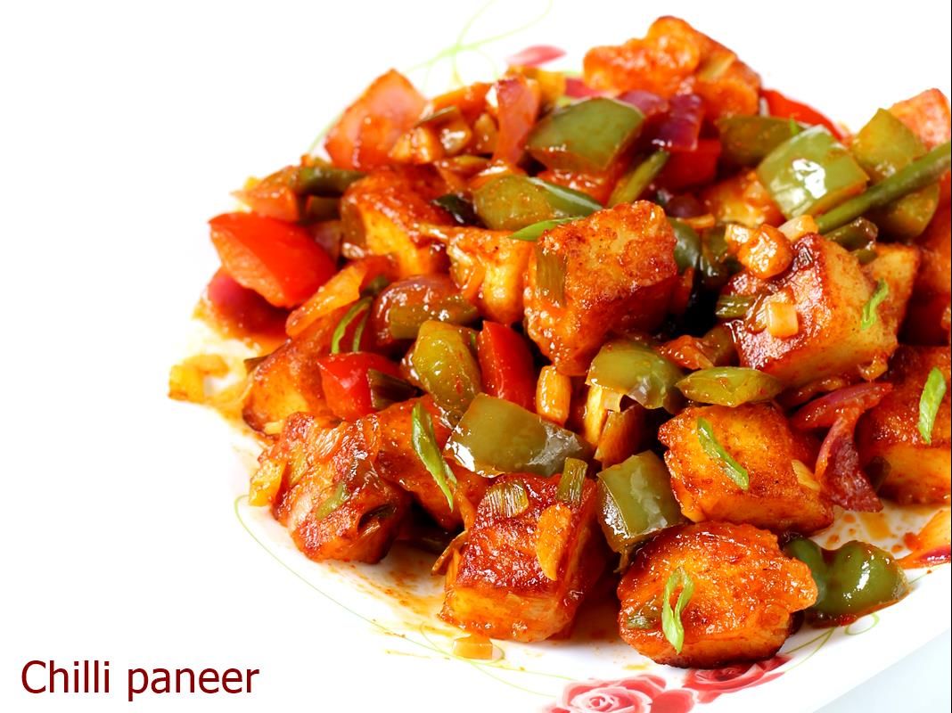 Chilli Paneer.