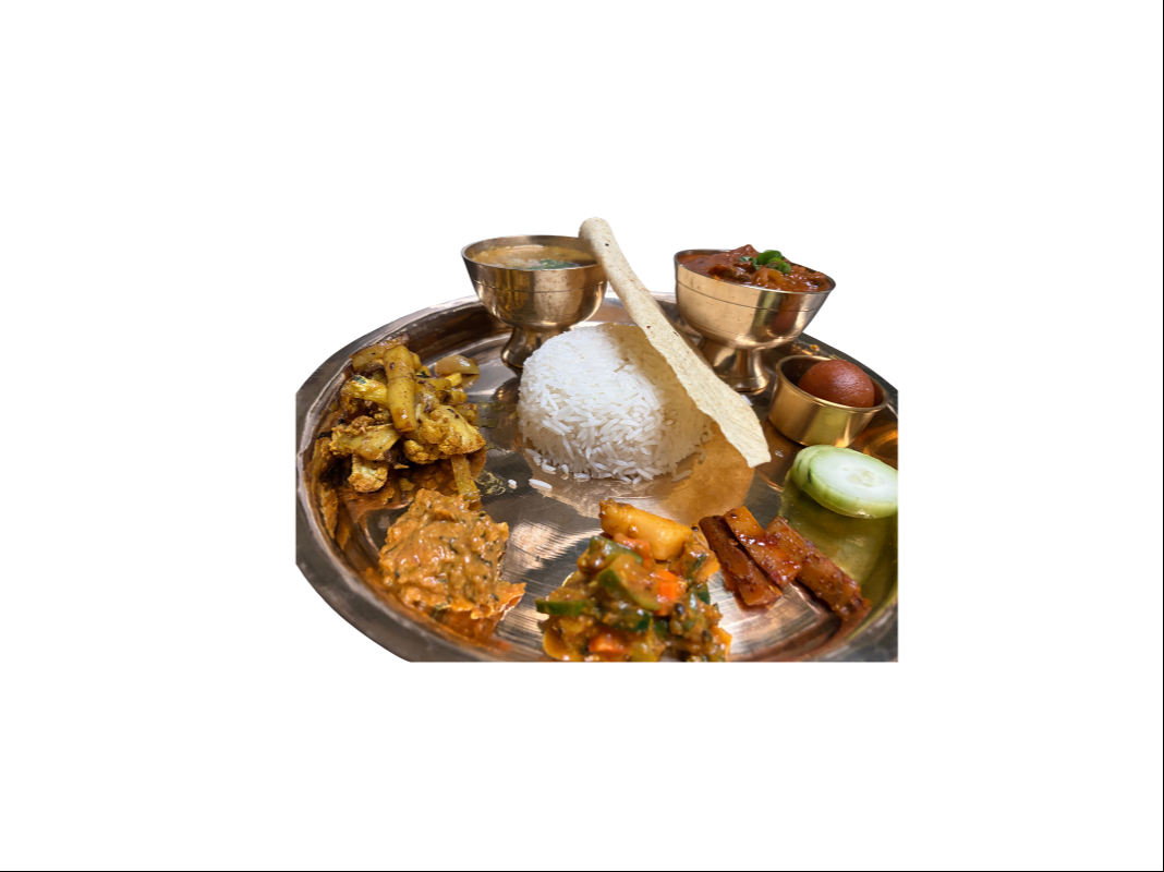 Chicken Thali.