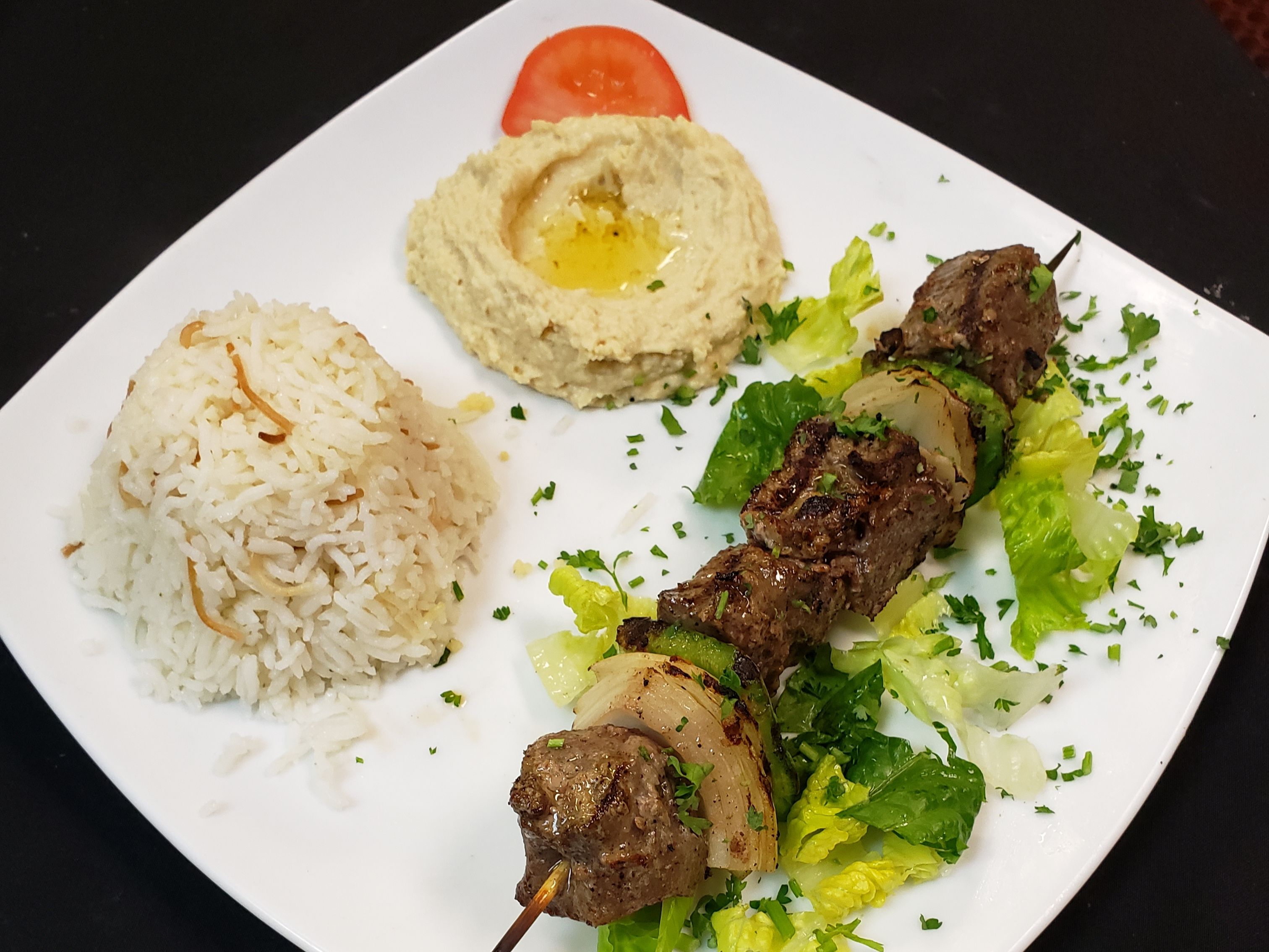 Lamb Kebab Lunch