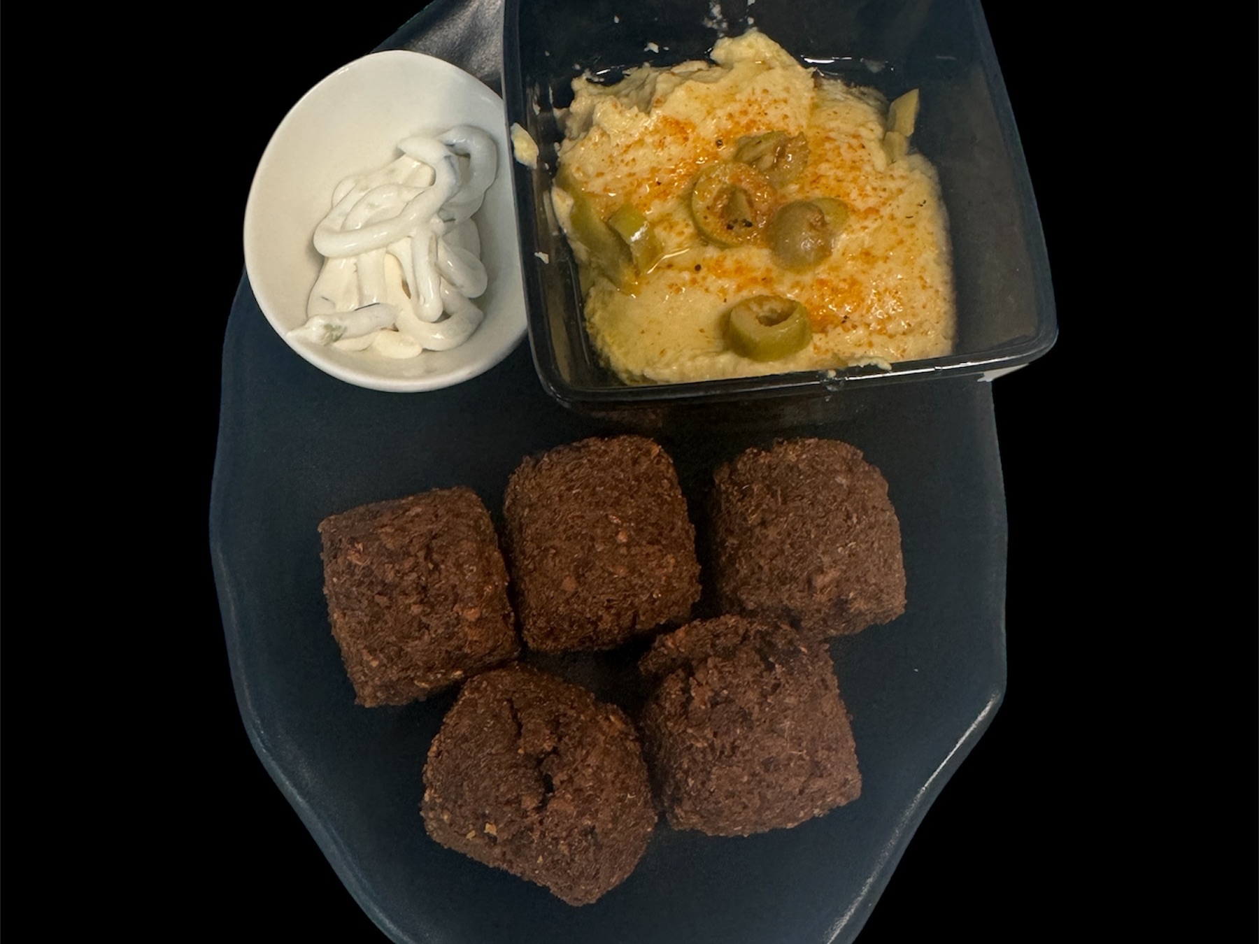 Falafel With Hummus ( Five Pice Falafel With Hummus)