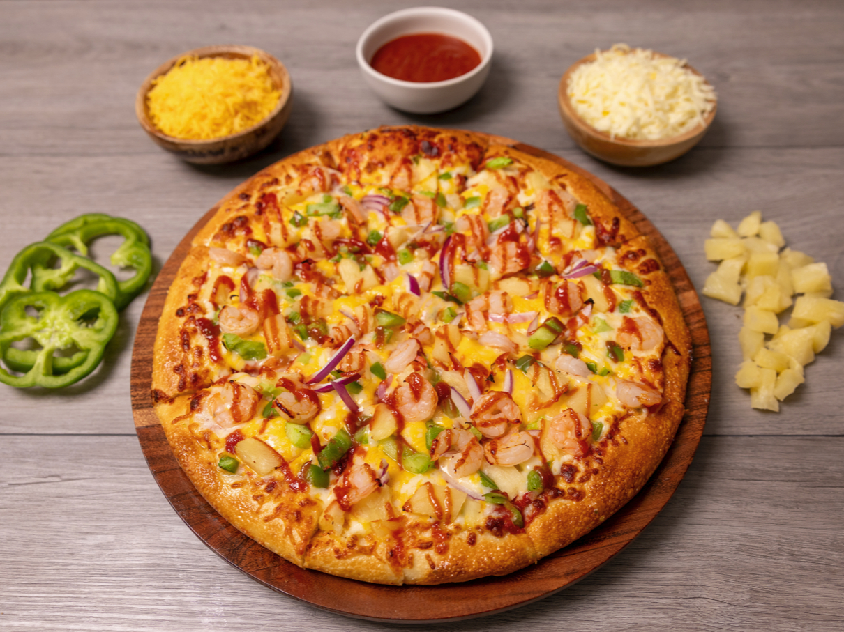 Primo Shrimp Pizza.