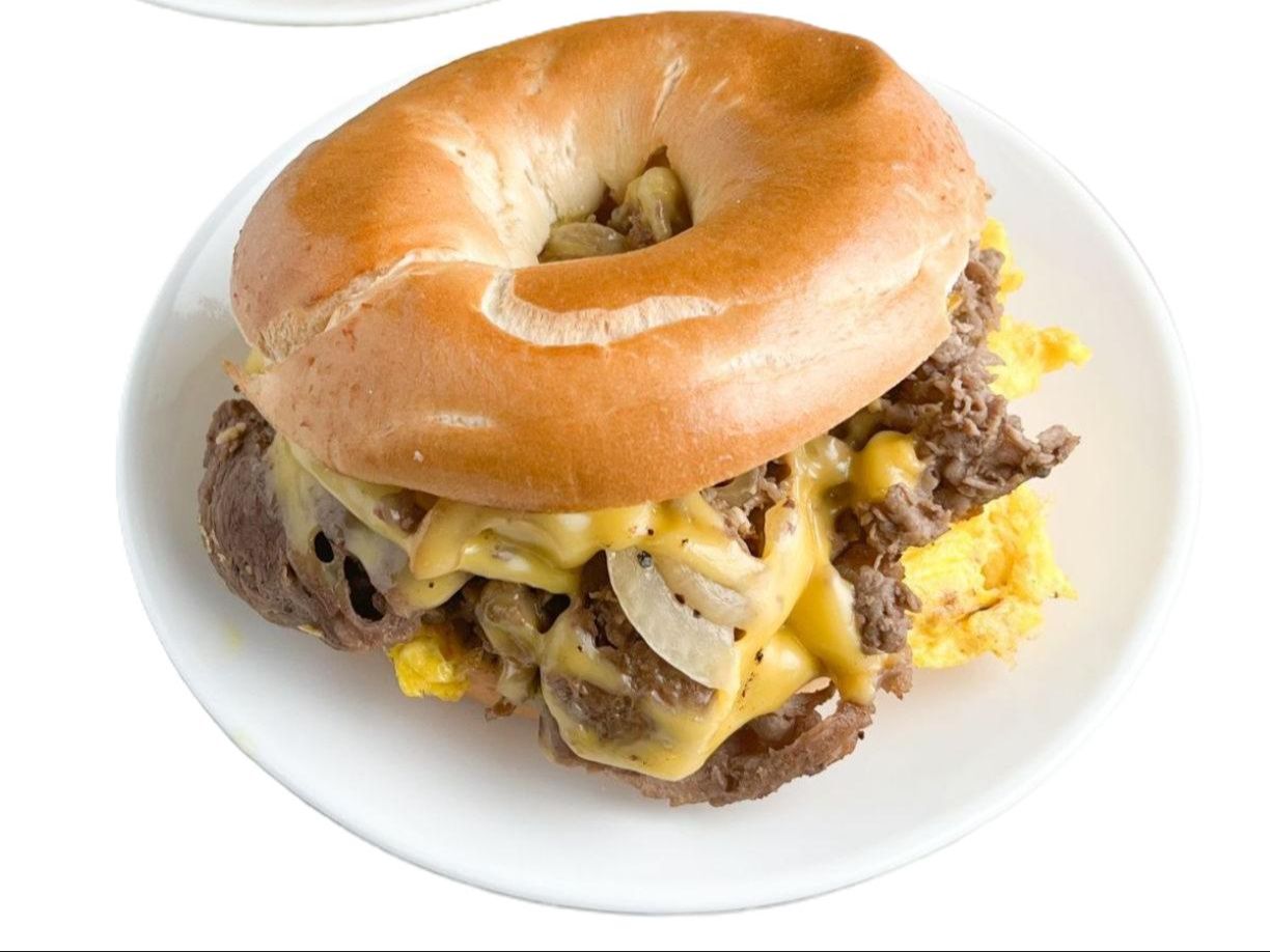 Skirt Steak Egg & Cheese Sandwich
