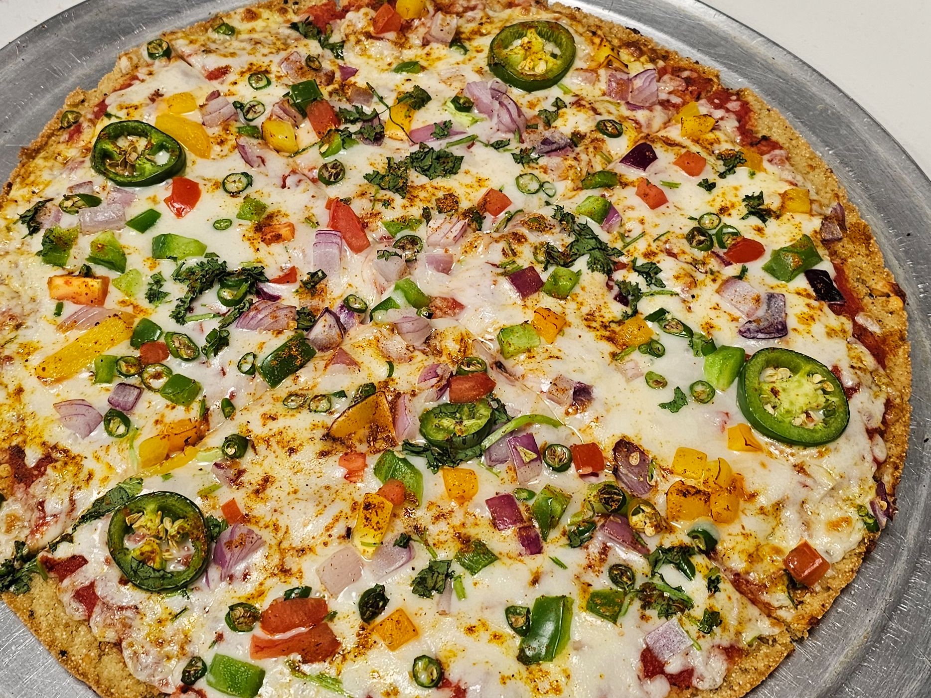 Rava Idli Pizza.
