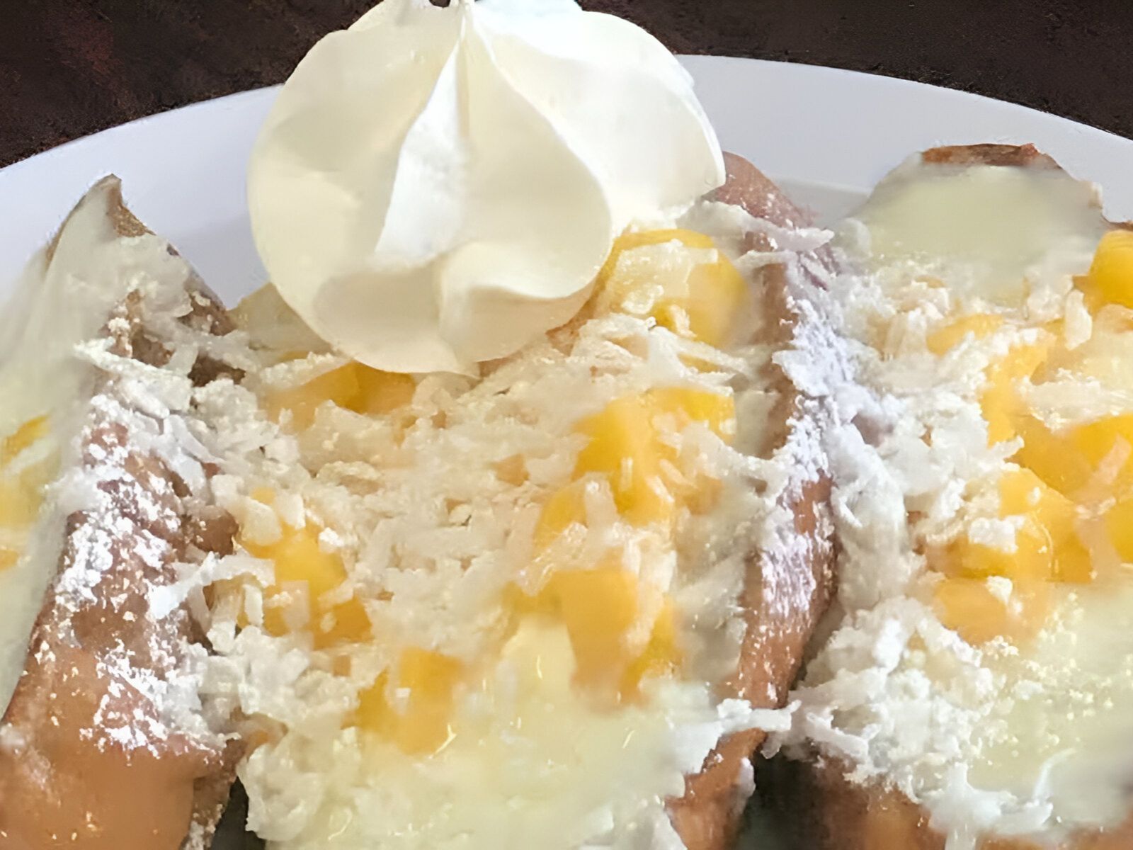 Mango & Coconut French Toast.