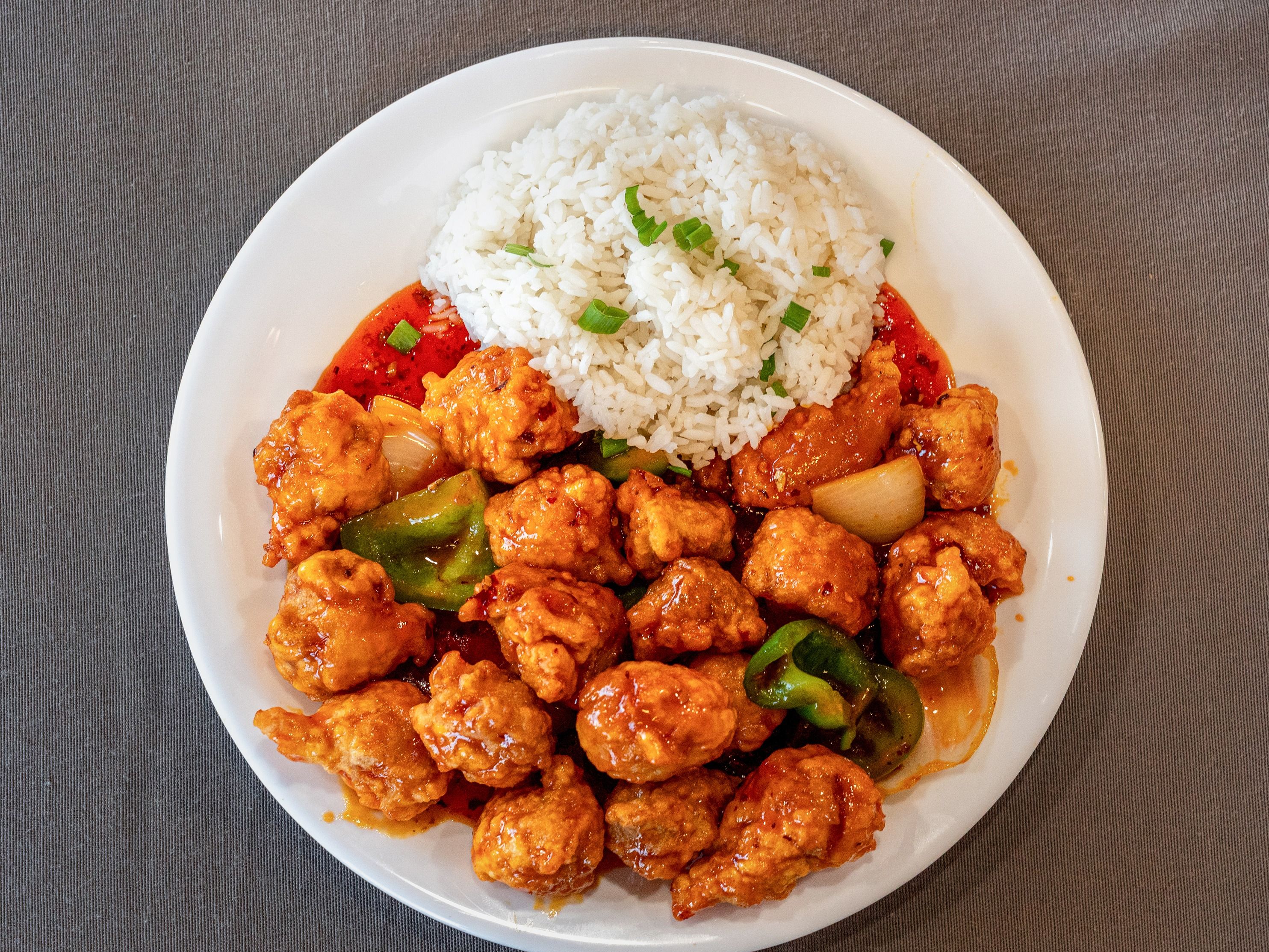 General Tso’s Chicken.