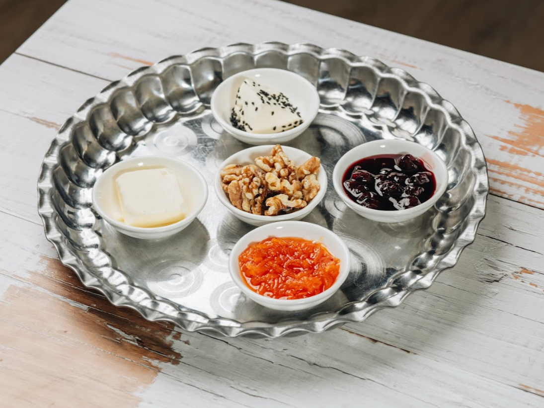 Persian Breakfast (Cheese - Butter - Jam - Walnuts).