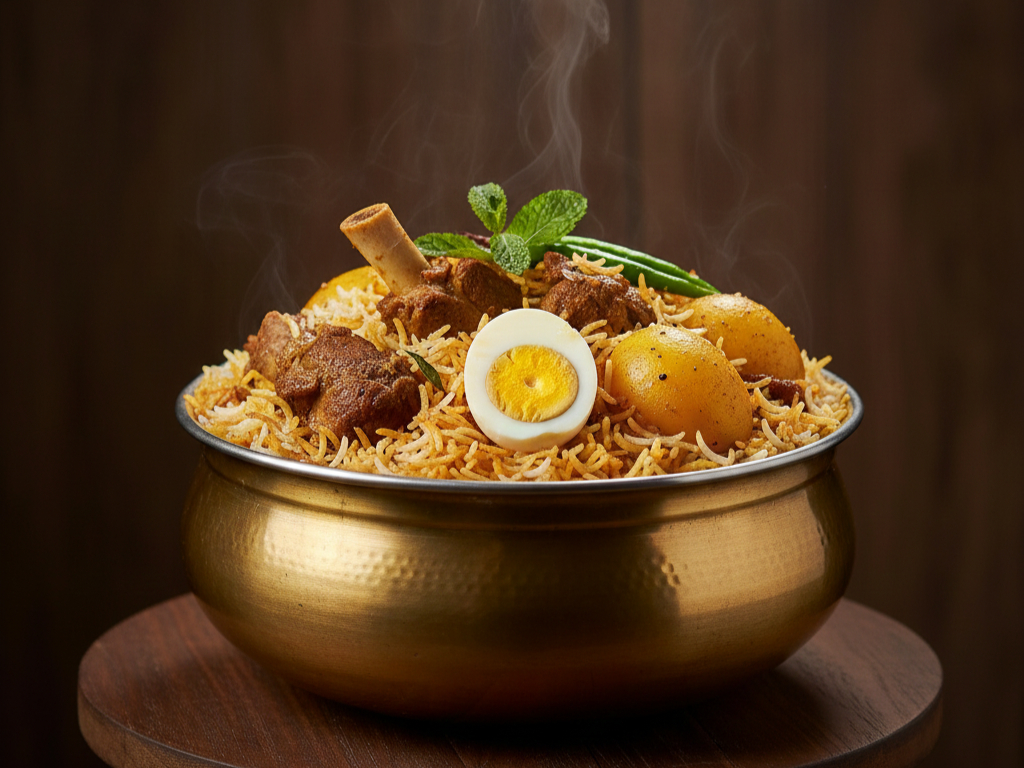 Mutton Biryani (Bengali Style).