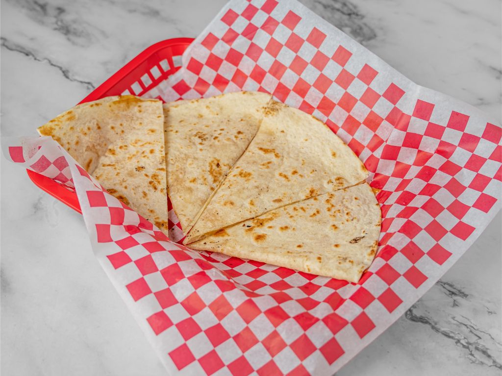 Cheese Quesadilla.