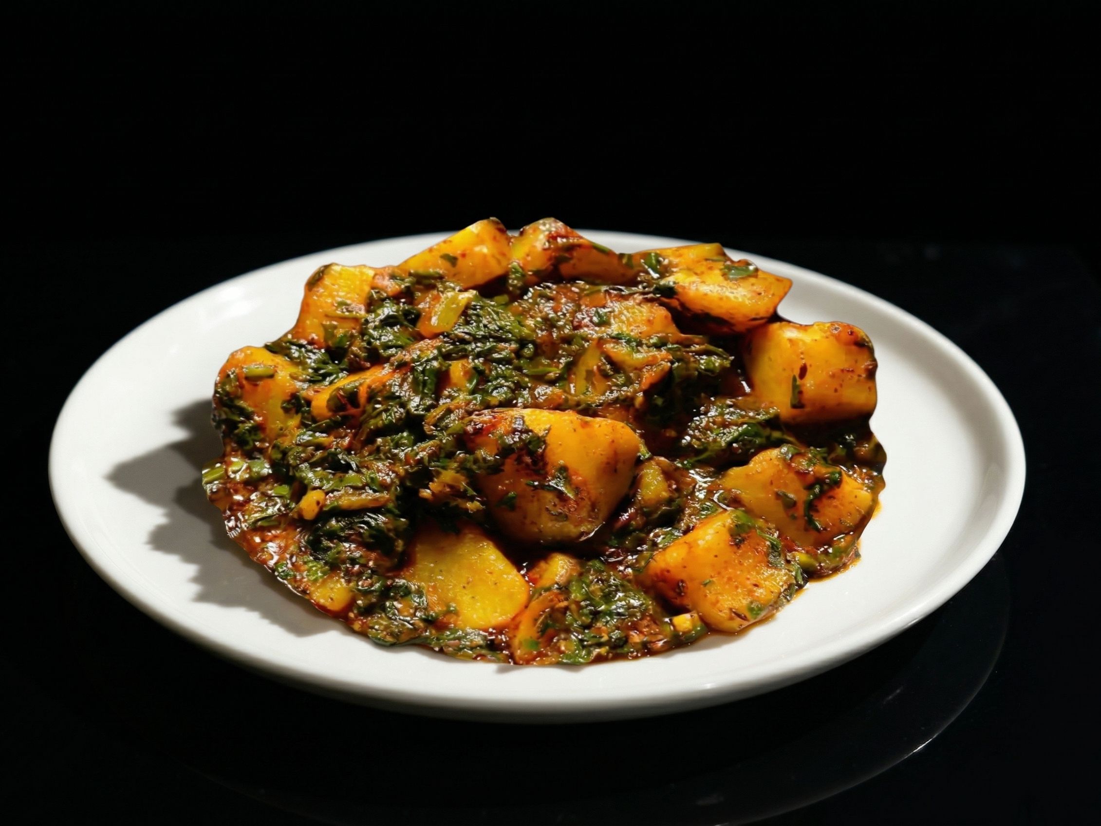 Palak Aloo.