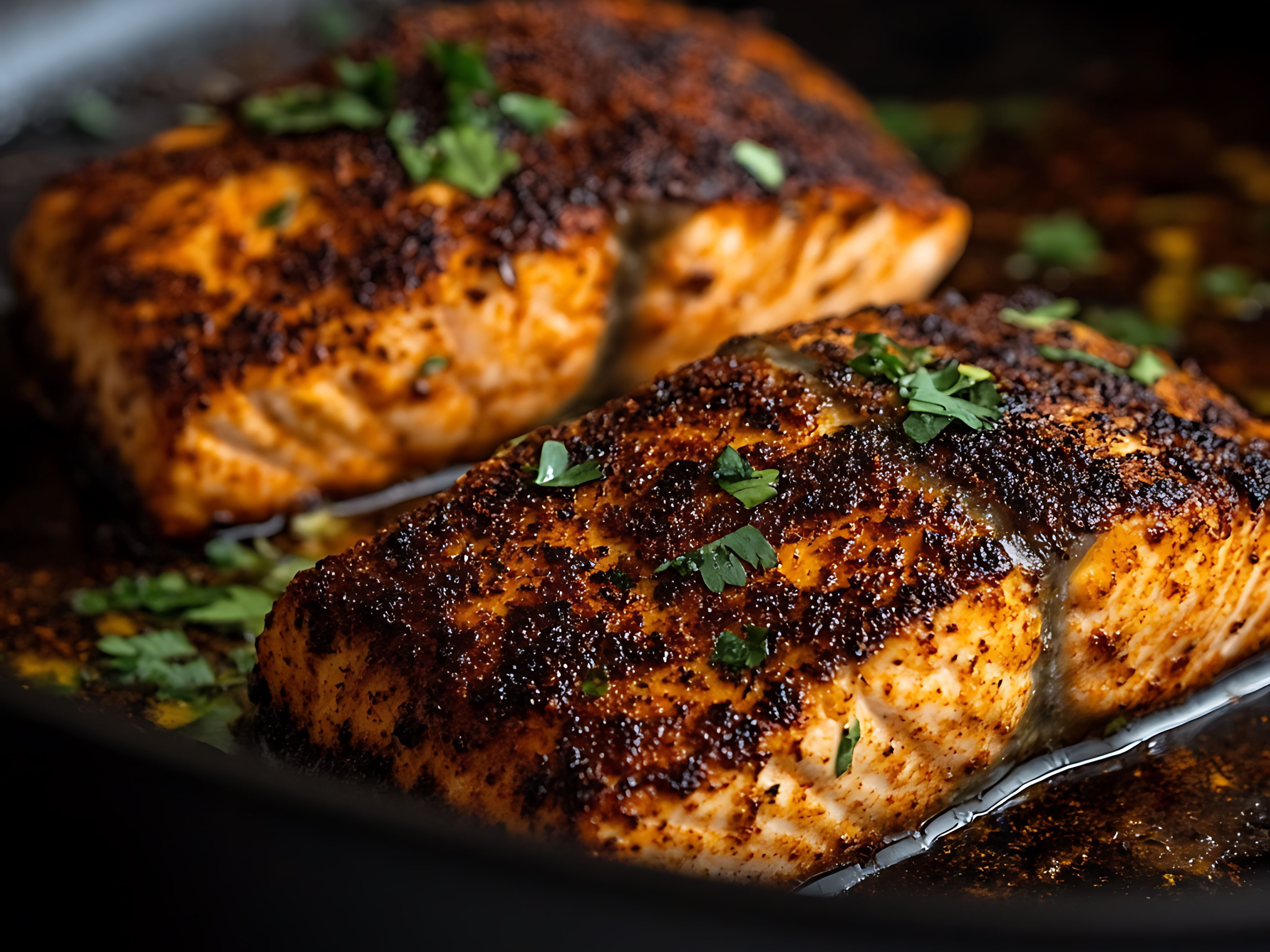 Jerk Sweet Chilli Salmon.
