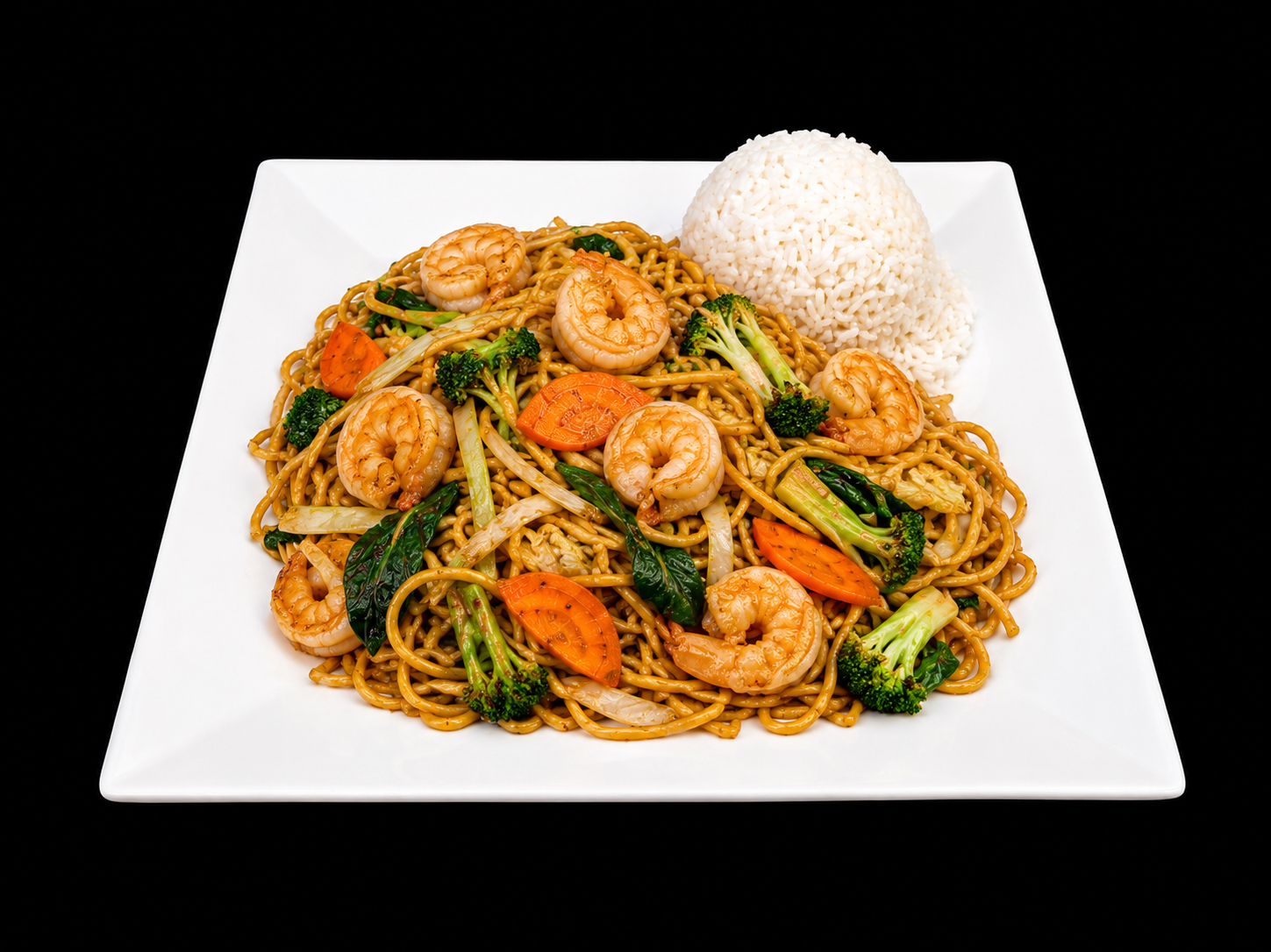 Shrimp Yakisoba.