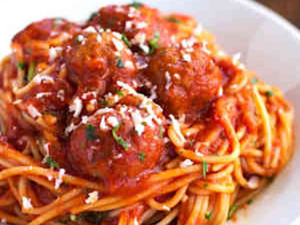 Spaghetti Meatballs.