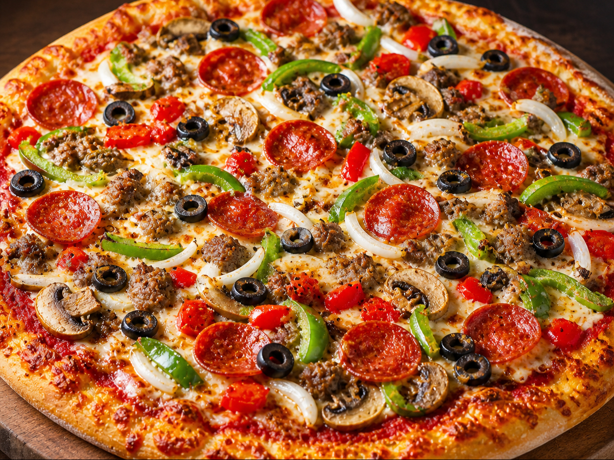 Super Supreme Pizza - Small 12in.