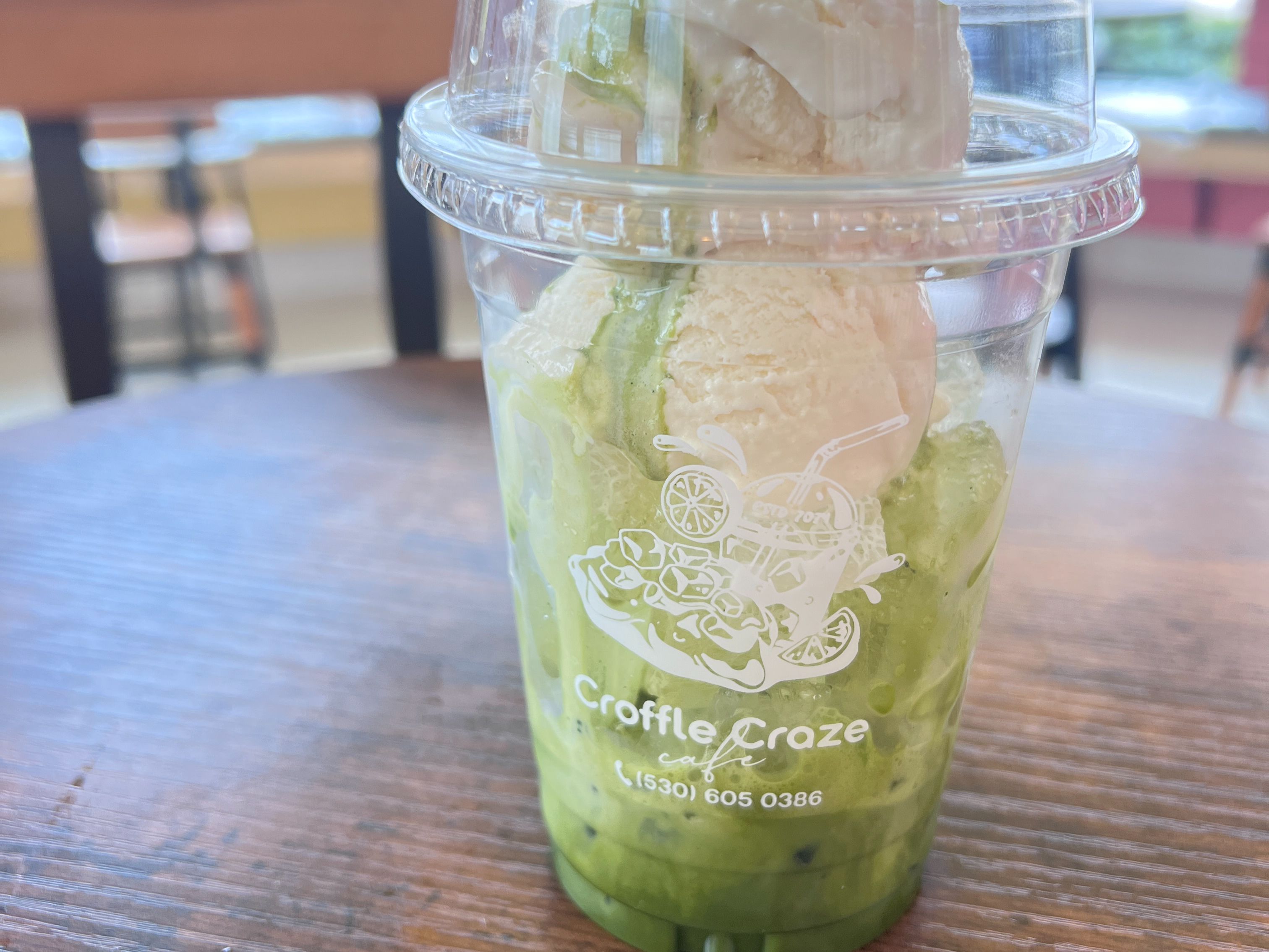 Green Tea Affogato.