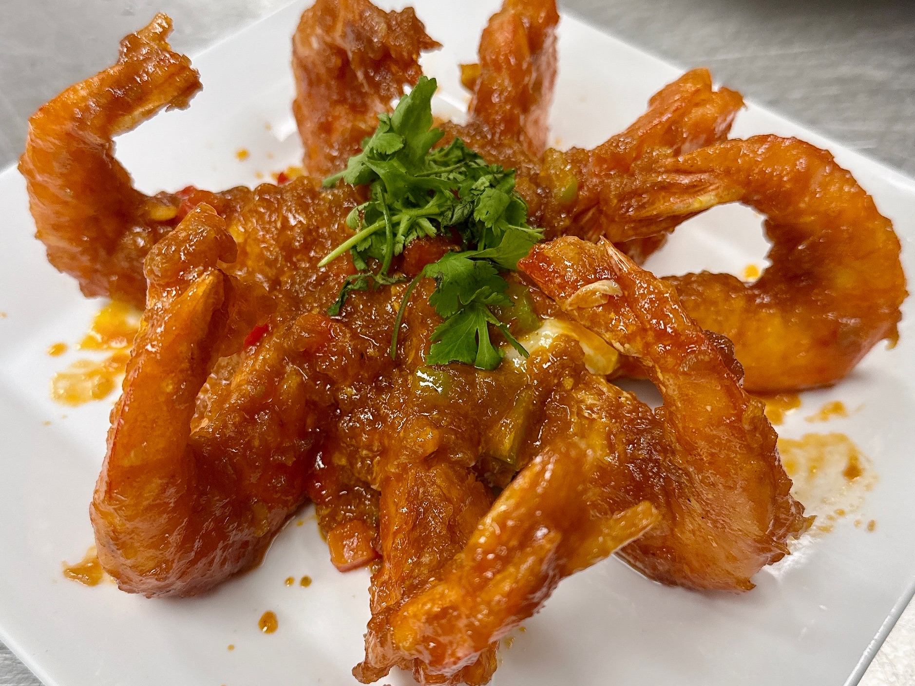 37. Singaporean Chili Prawn 辣子虾