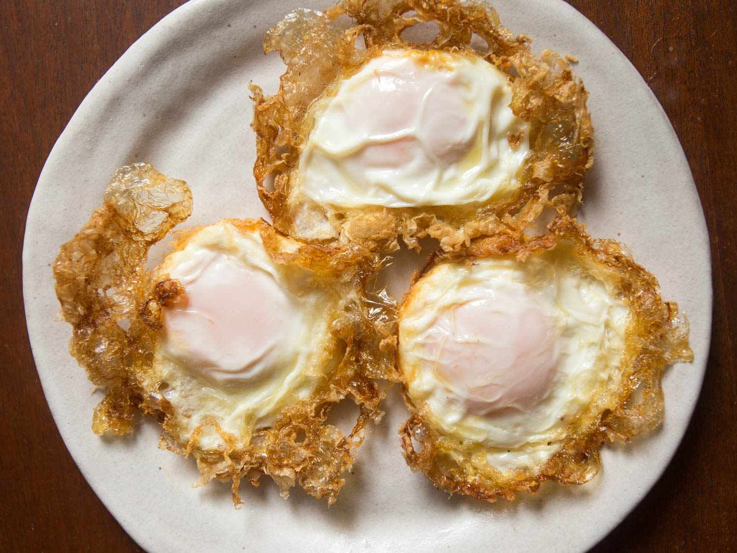 Crispy Runny Fried Egg.