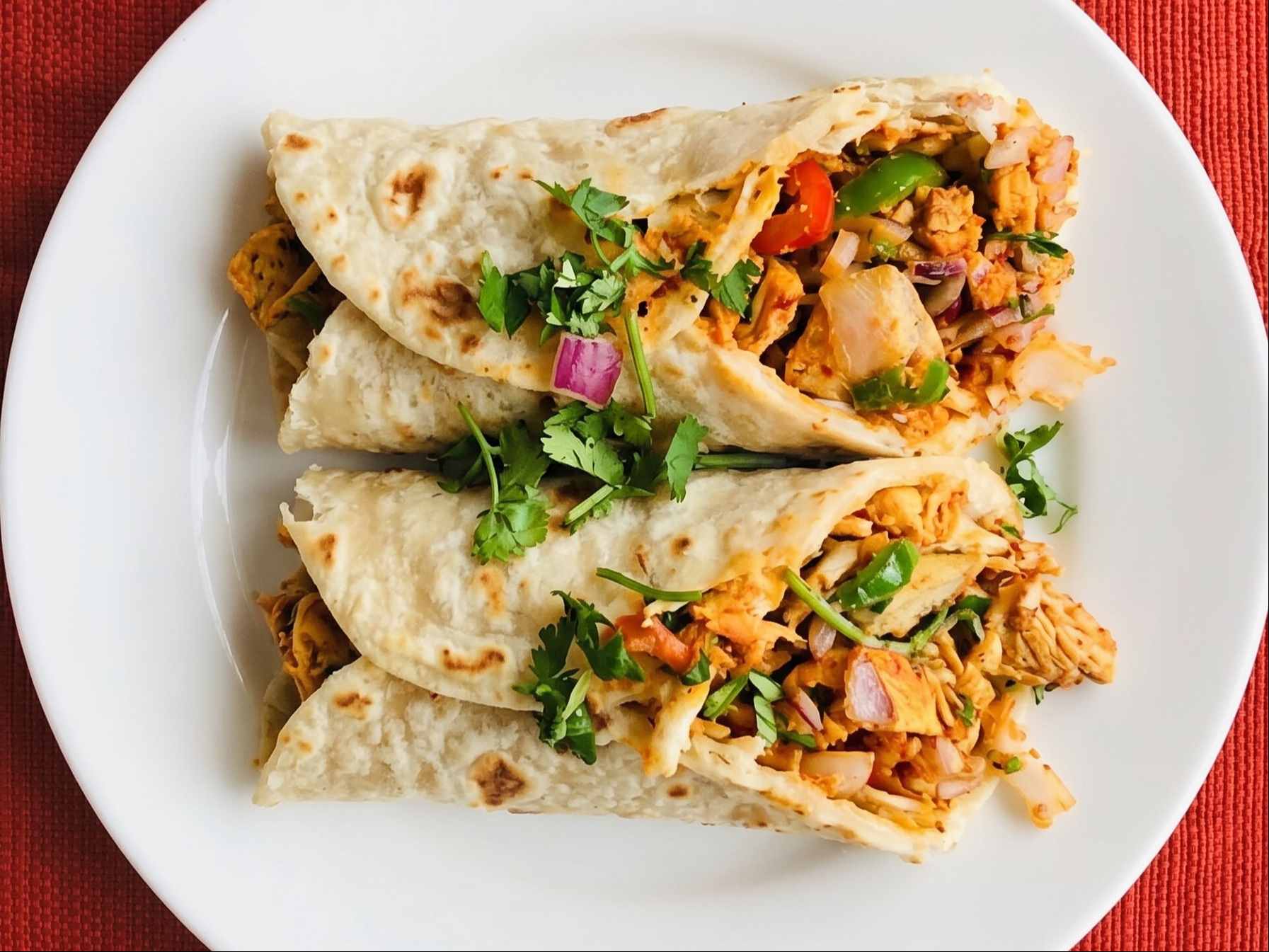 Himalayan Chicken Wrap.