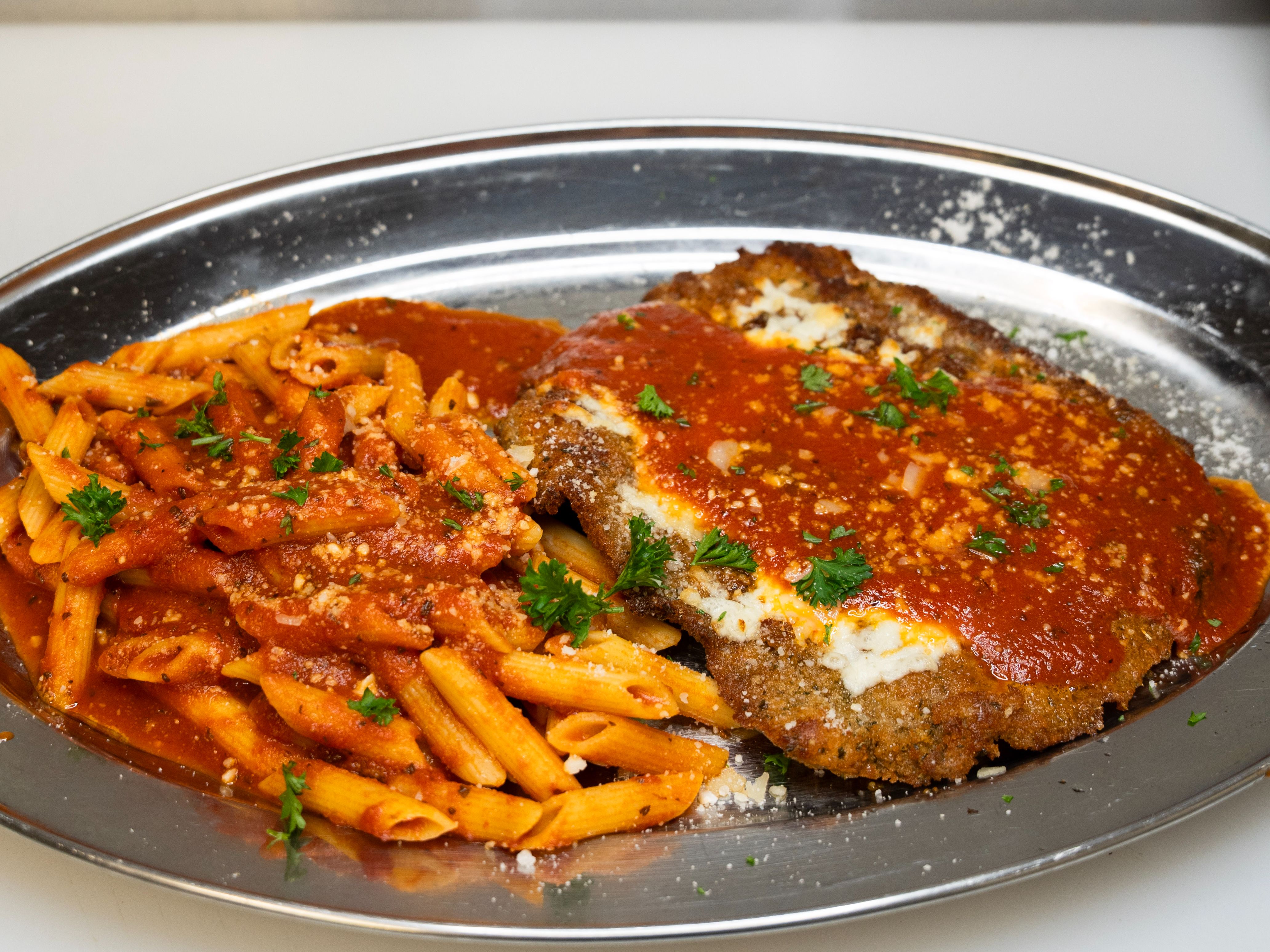 Veal Parmesan.
