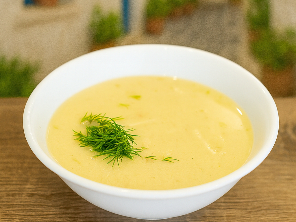 Avgolemono Soup.