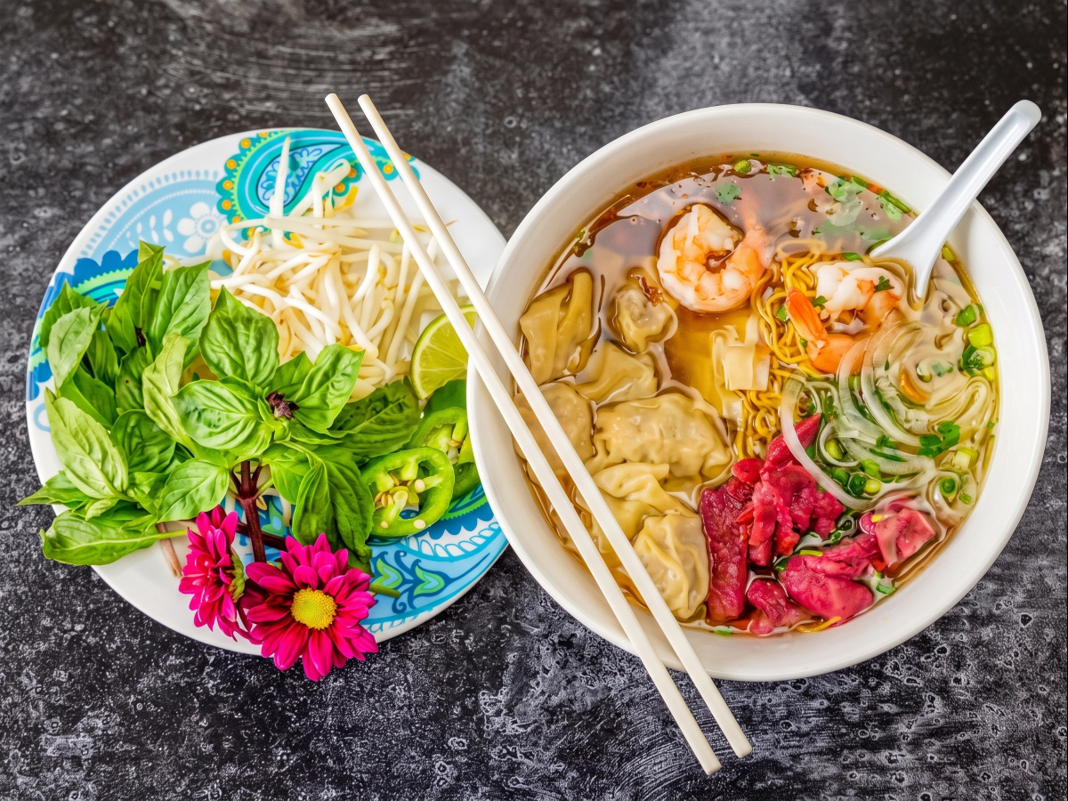 Wonton Noodle Soup.