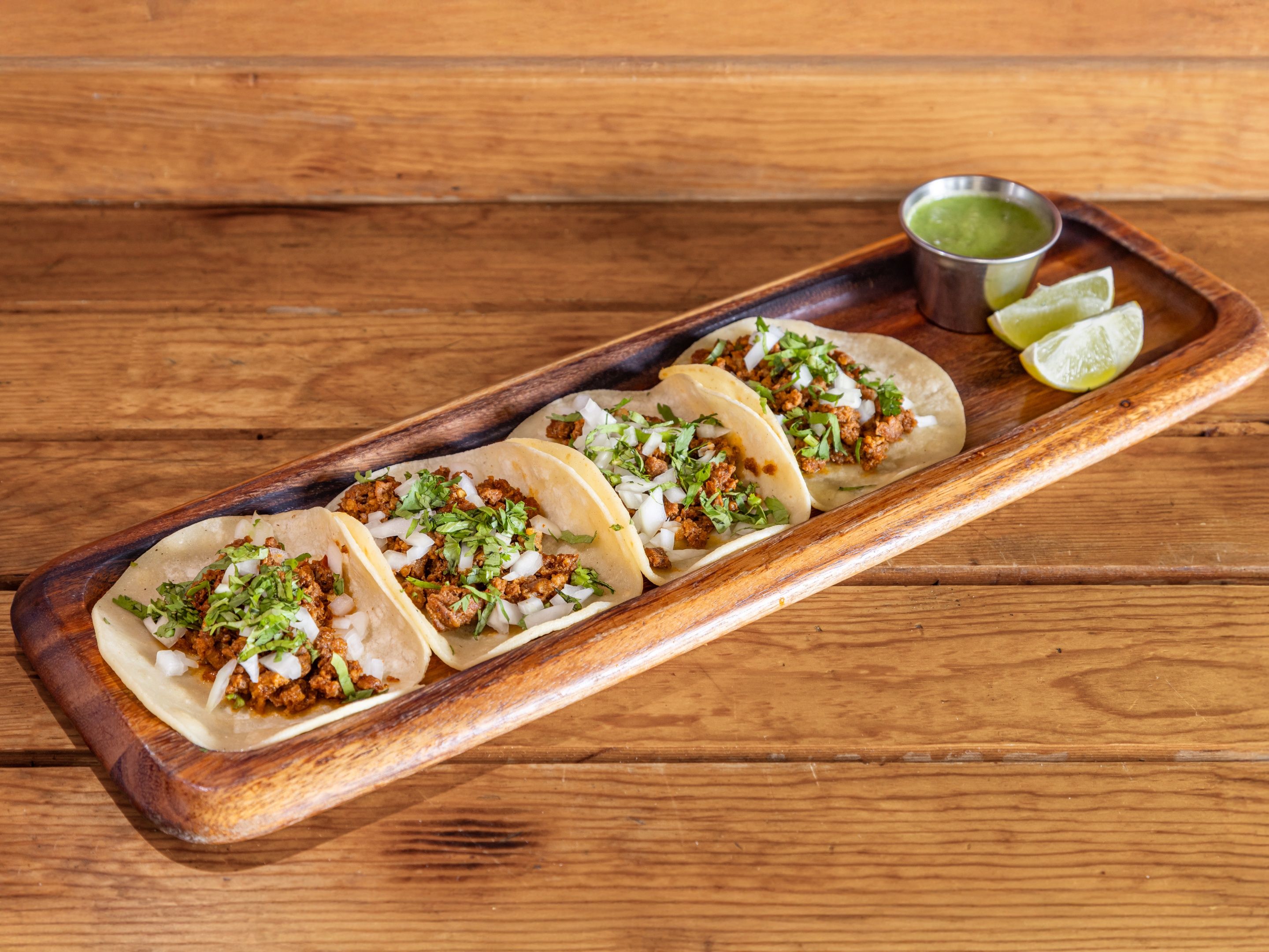 Chorizo Tacos.