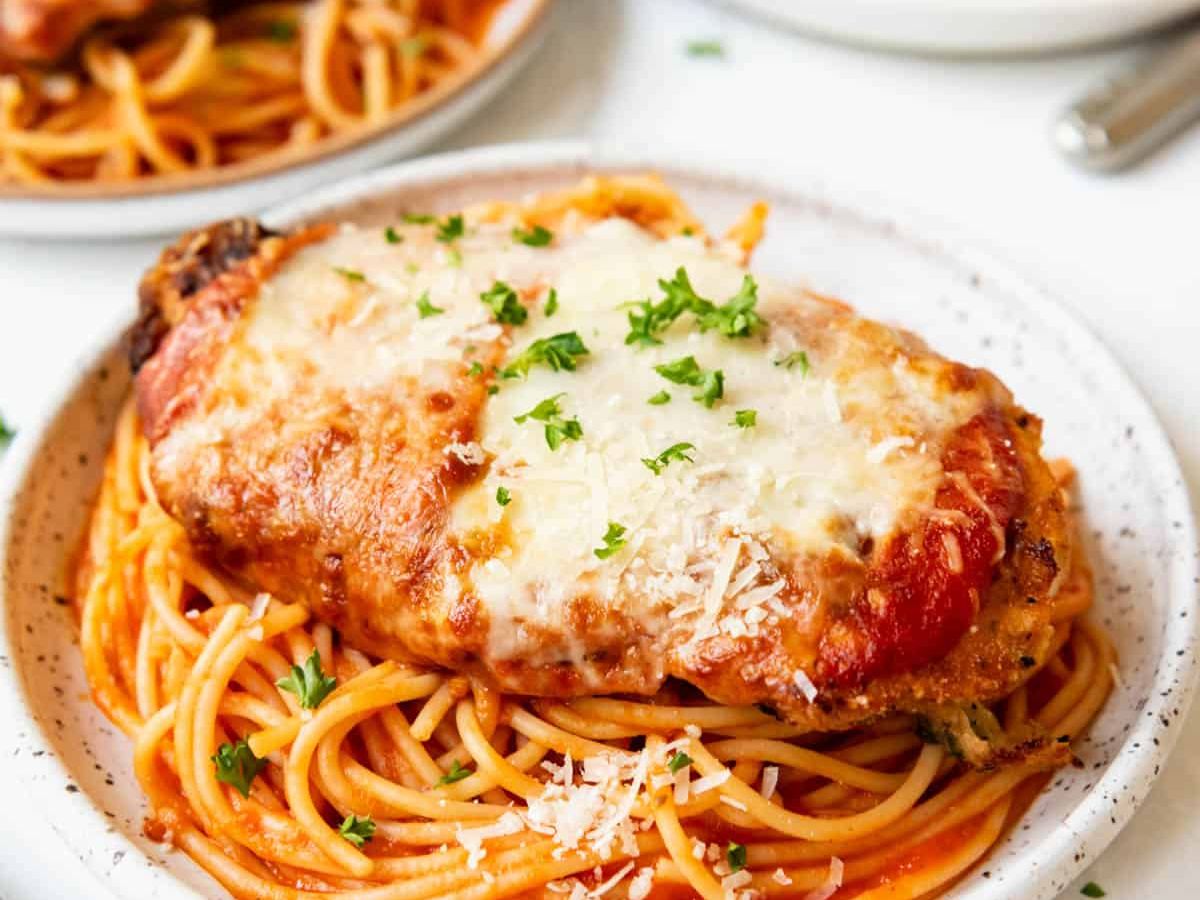 Eggplant Parm Dinner.