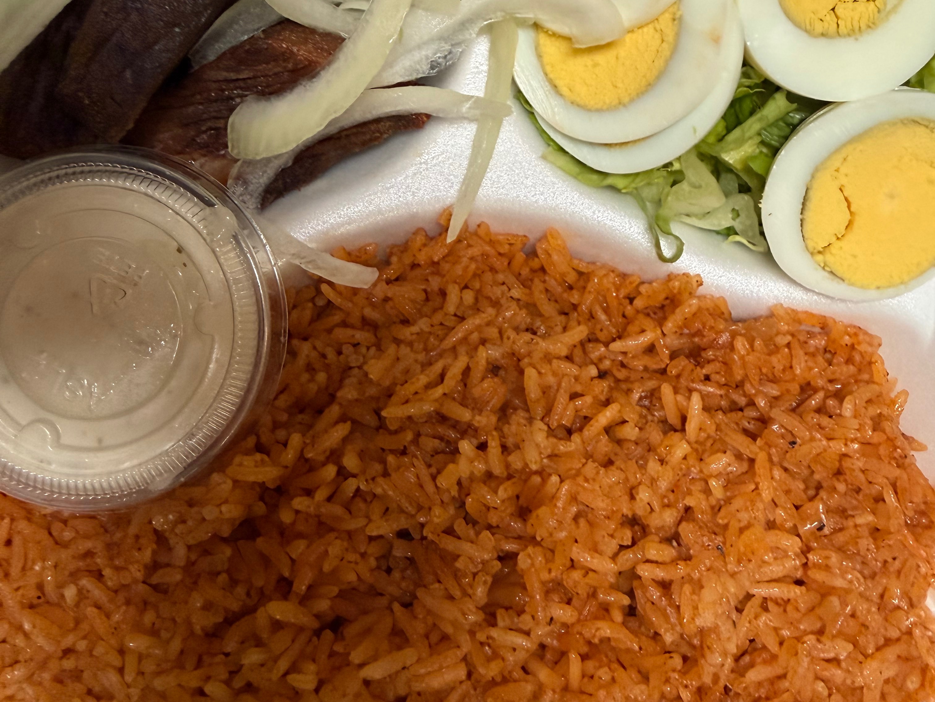Jollof w/ Beef.