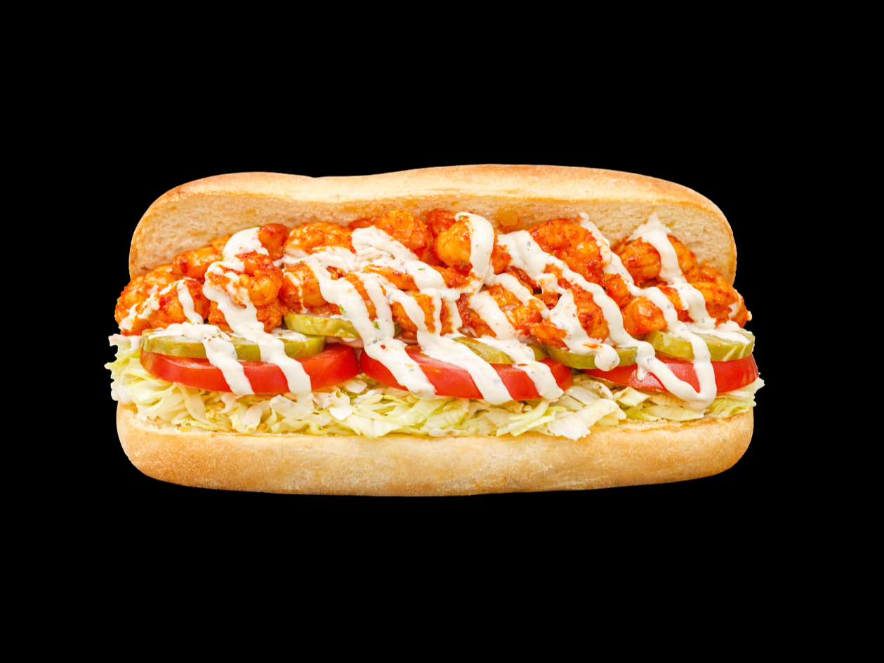 SHRIMP PO BOY.